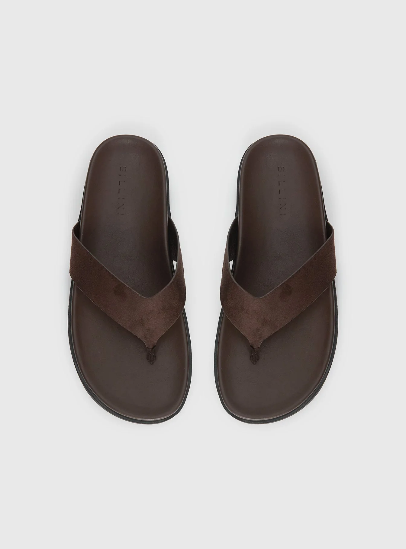 Billini Aila Sandals Dark Cacao Faux Suede - Image 5