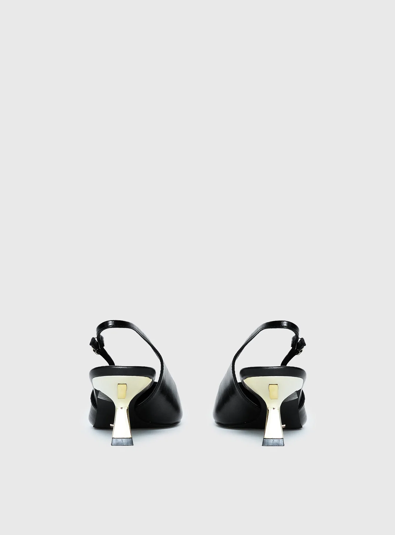 Billini Anaya Pointed Toe Heels Black / Gold - Image 4