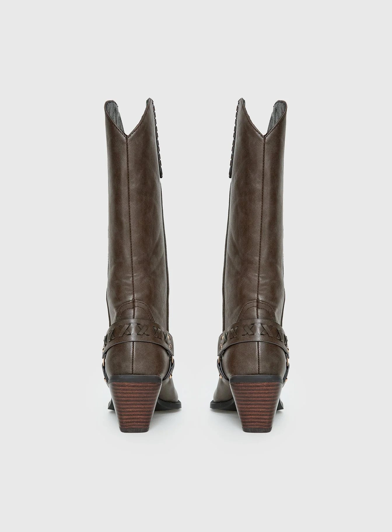 Billini Eldora Cowboy Boots Brown - Image 4