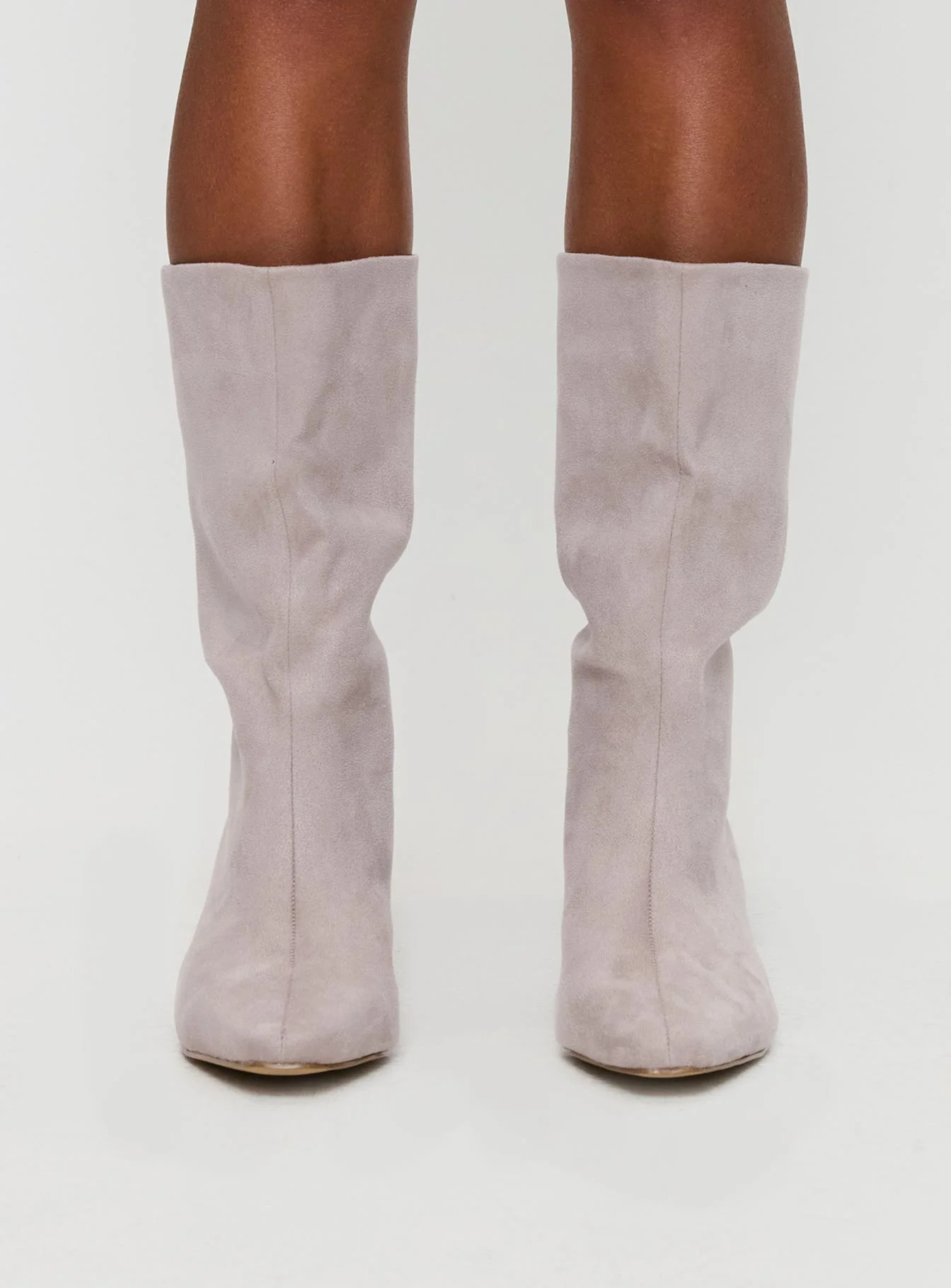 Billini Eliot Boots Mist Faux Suede - Image 2