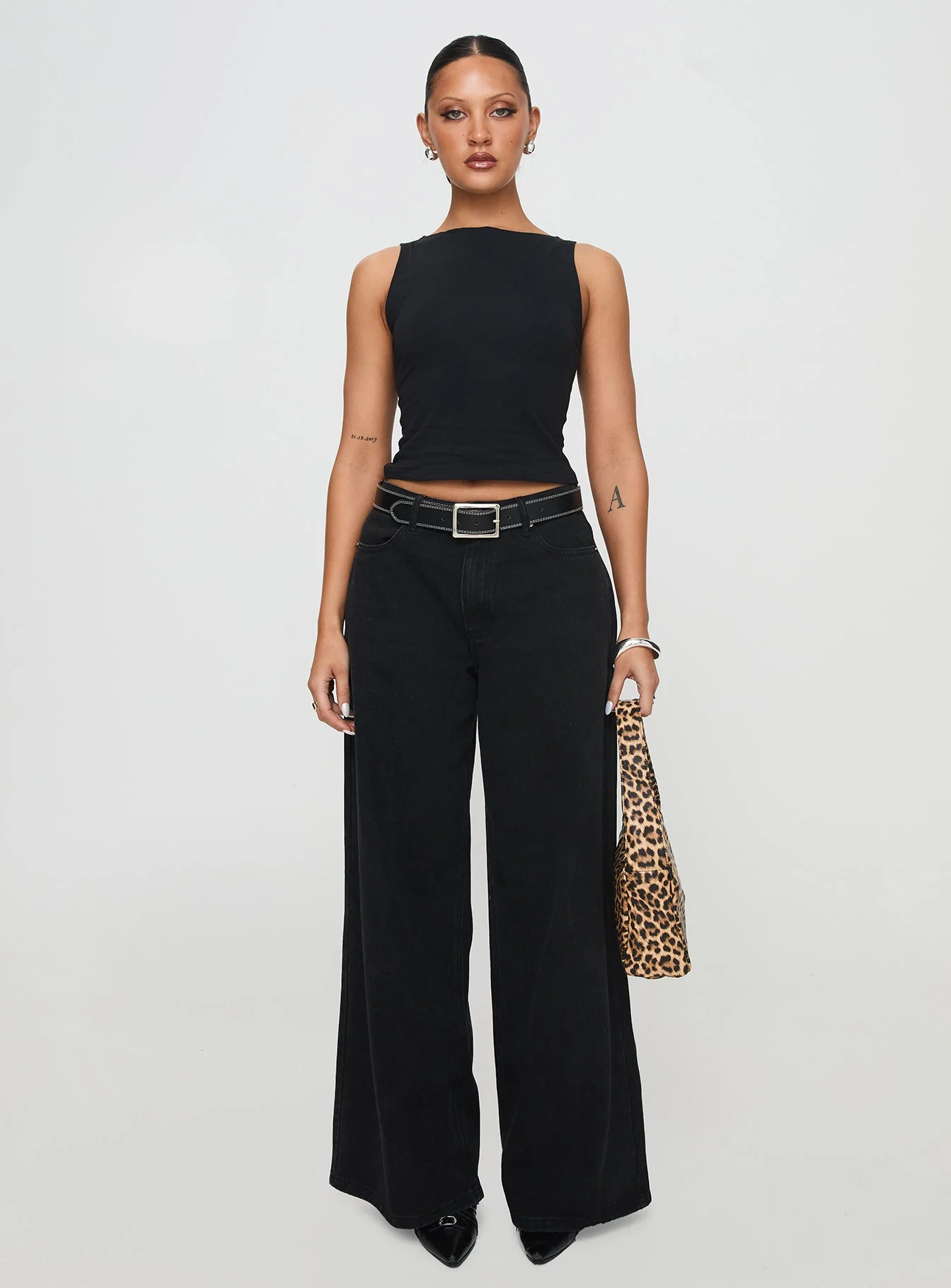 Bleeker High Neck Top Black - Image 7