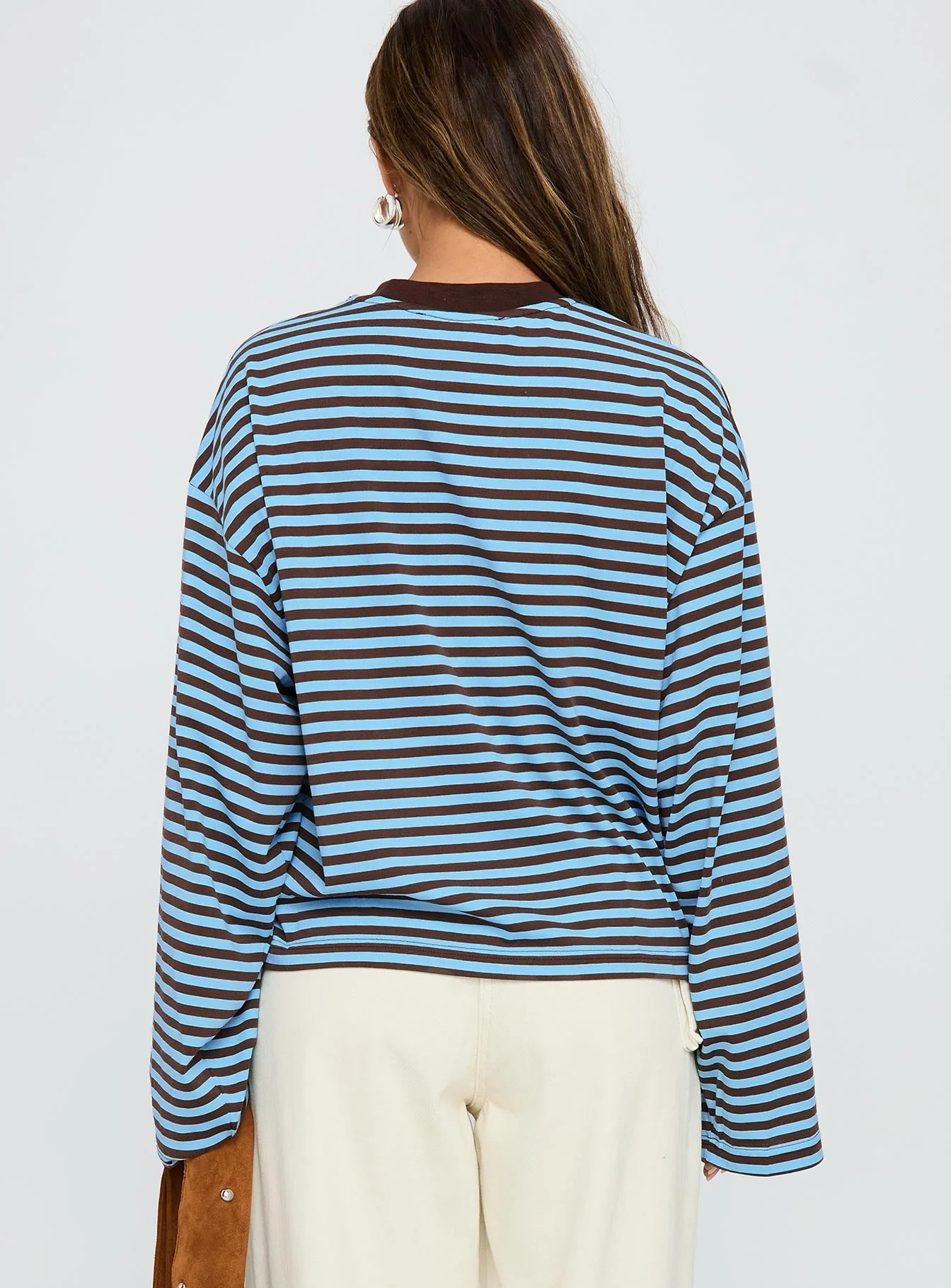Bloom Long Sleeve Chocolate Sea Stripe - Image 5