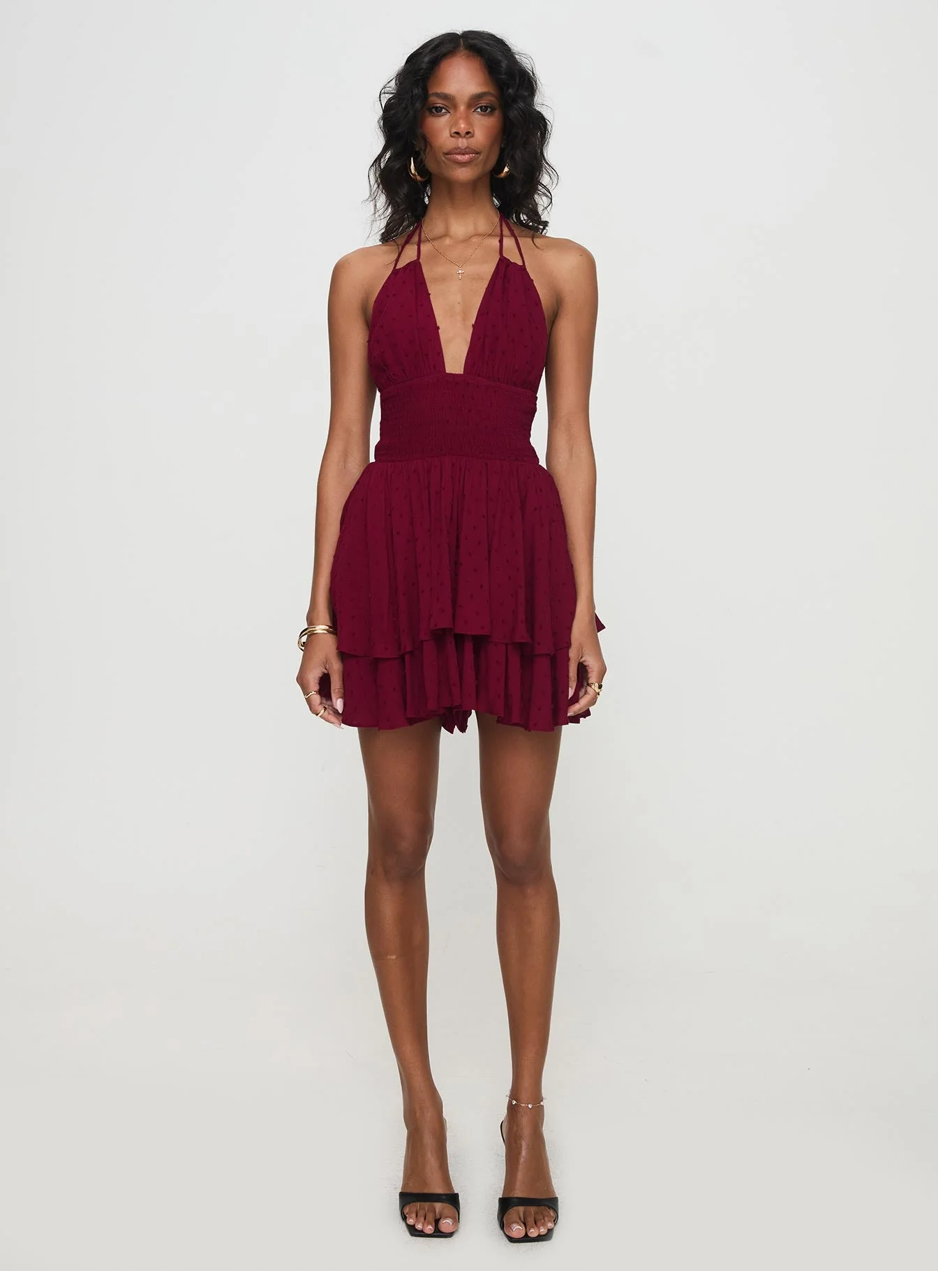Bonfire Romper Burgundy - Image 7