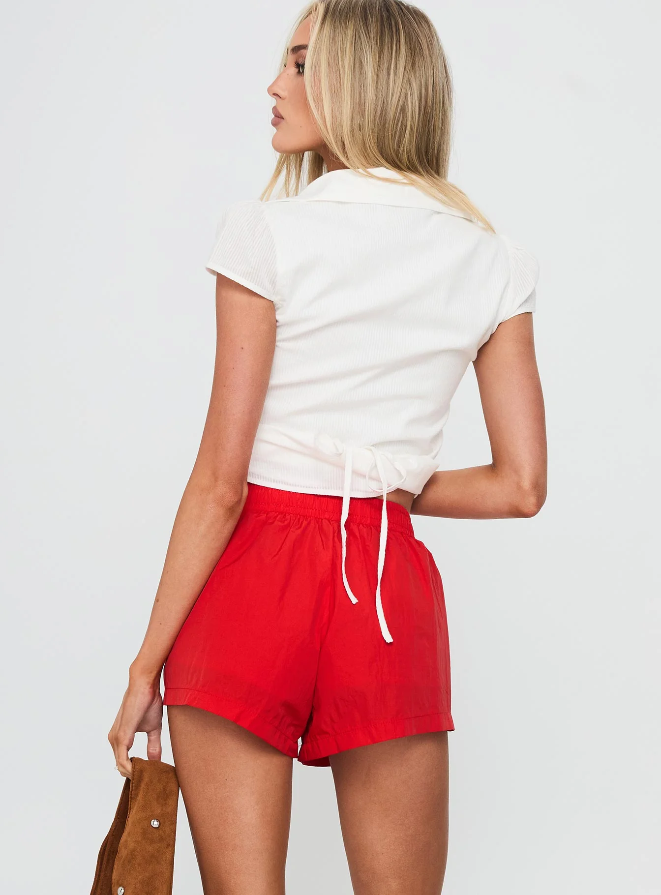 Borderline Track Short Red / White - Image 5