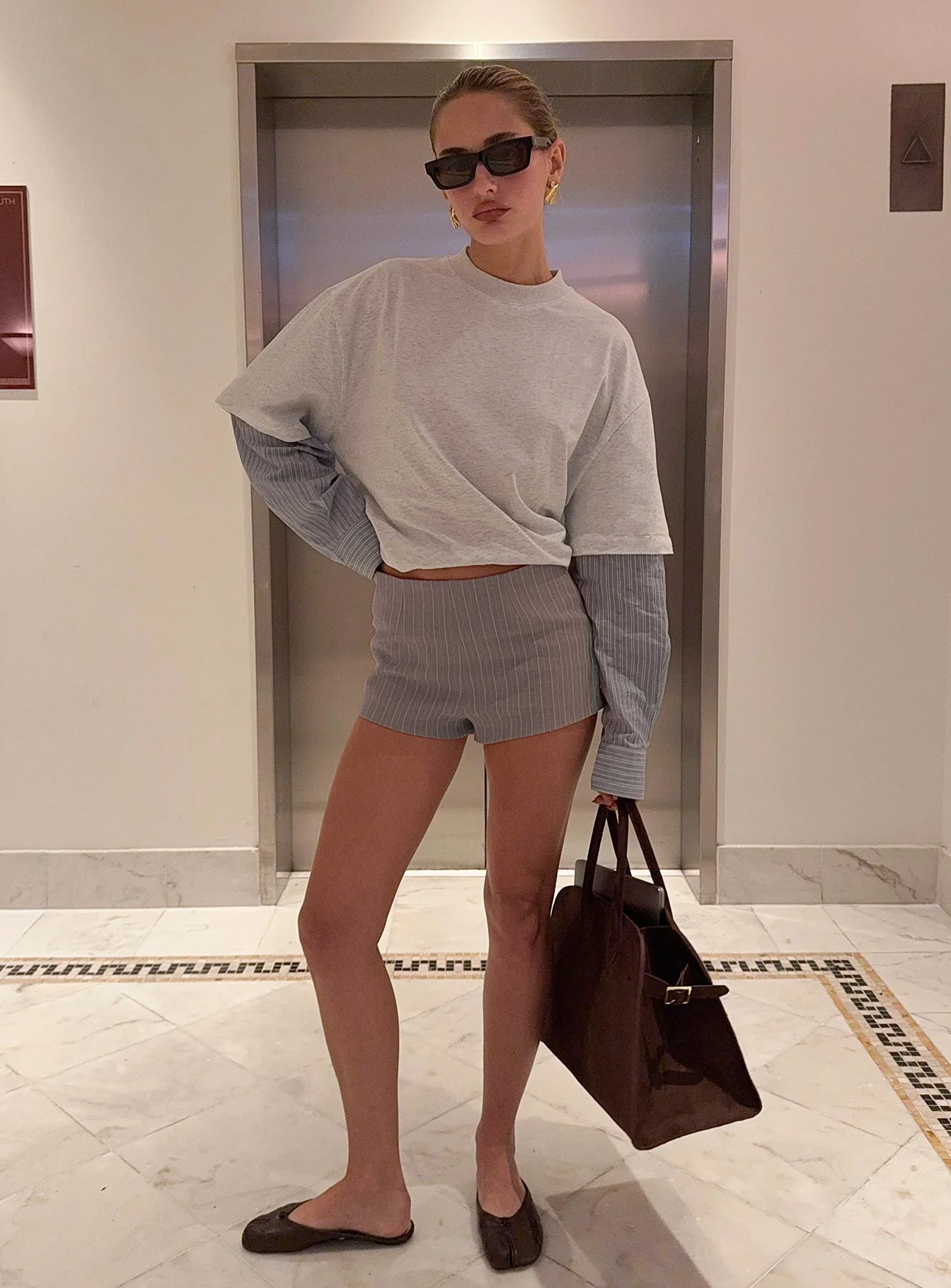 Ashely Shirt Grey - Image 10