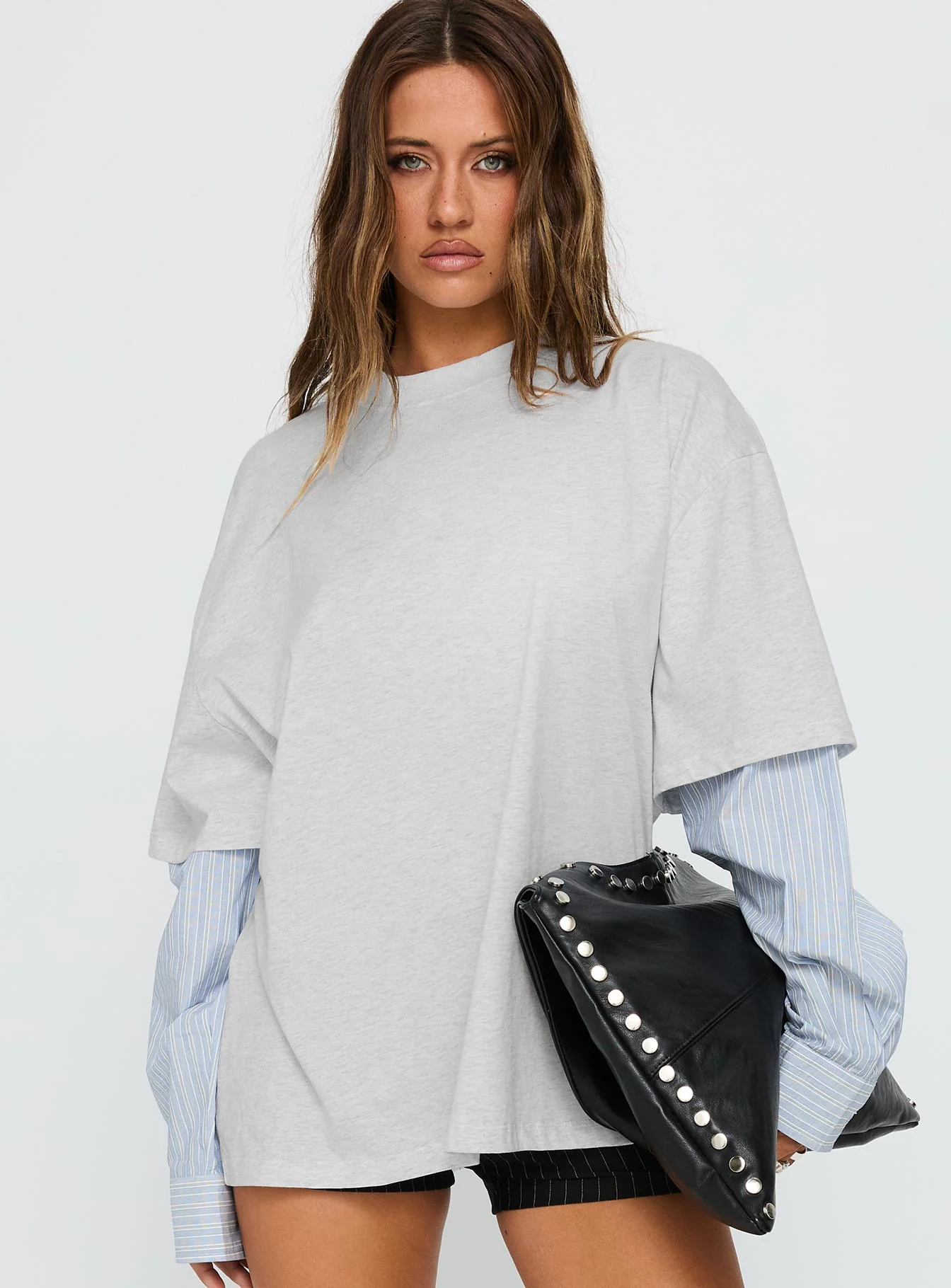Ashely Shirt Grey - Image 2