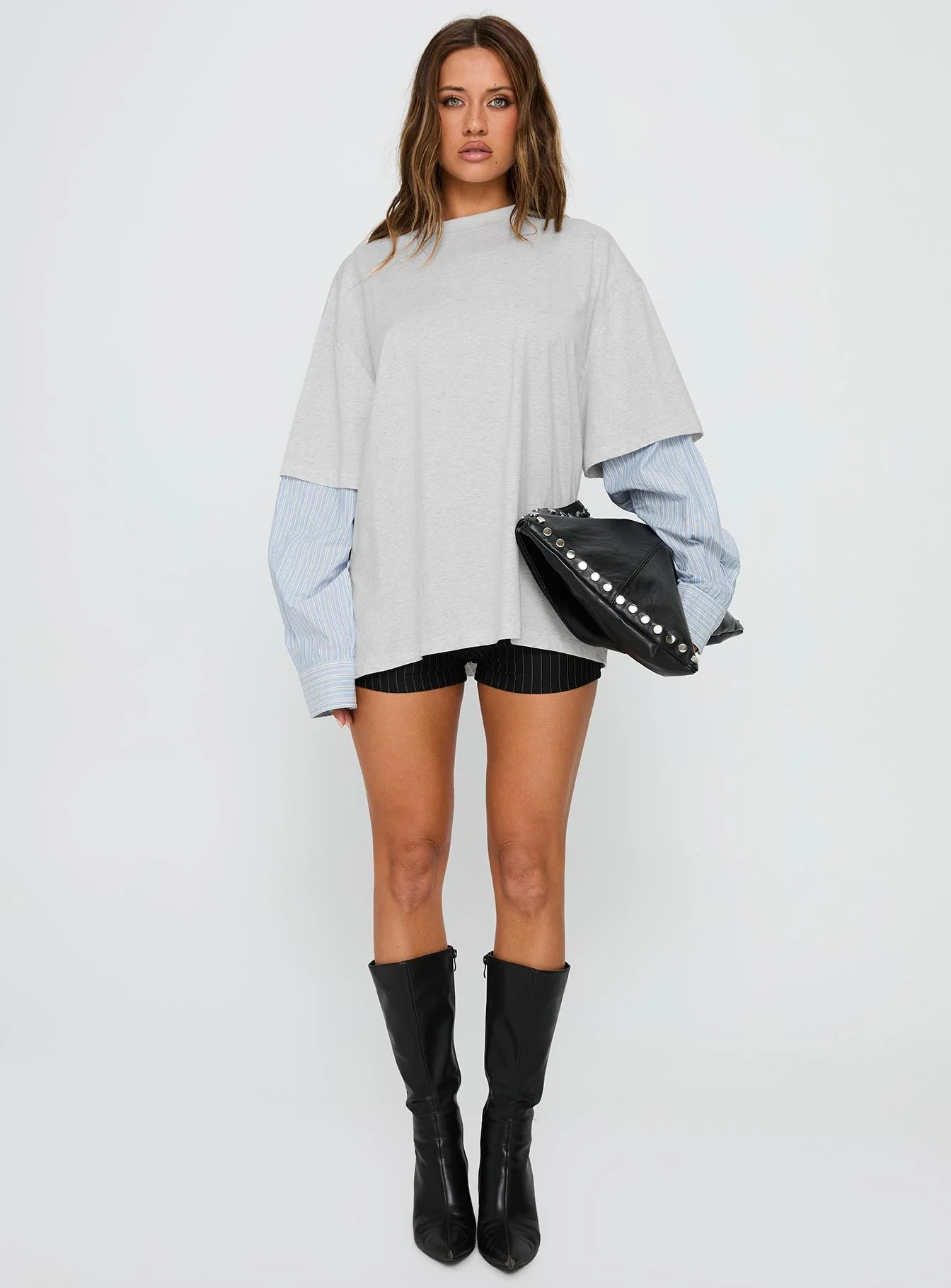 Ashely Shirt Grey - Image 7