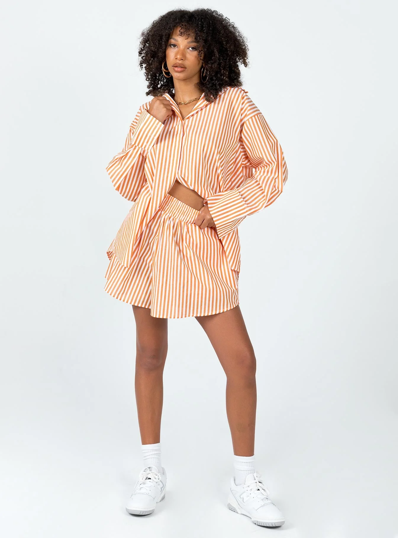 Boyfriend Shorts Orange - Image 3