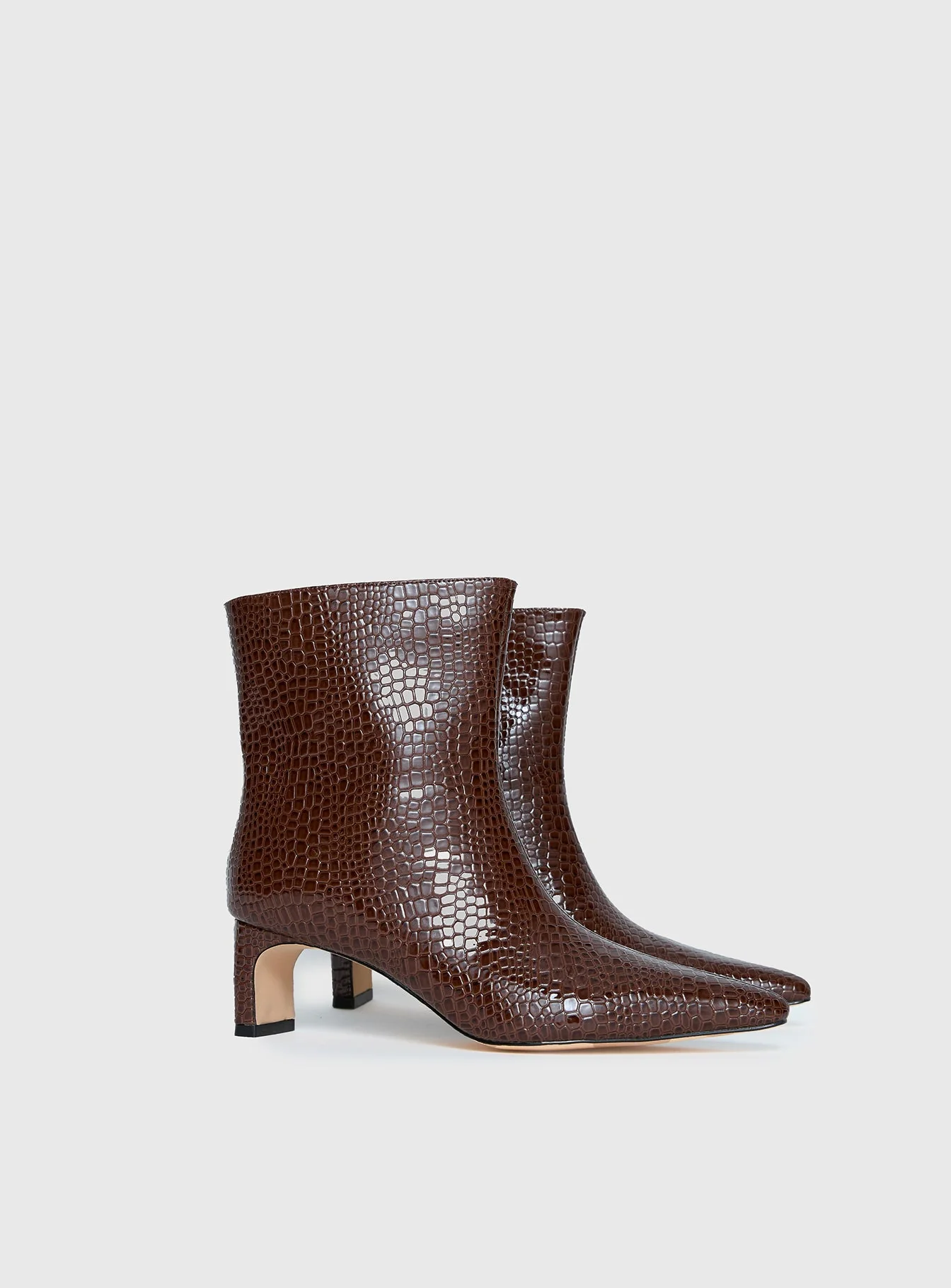 Brayan Boots Chocolate Croc - Image 3