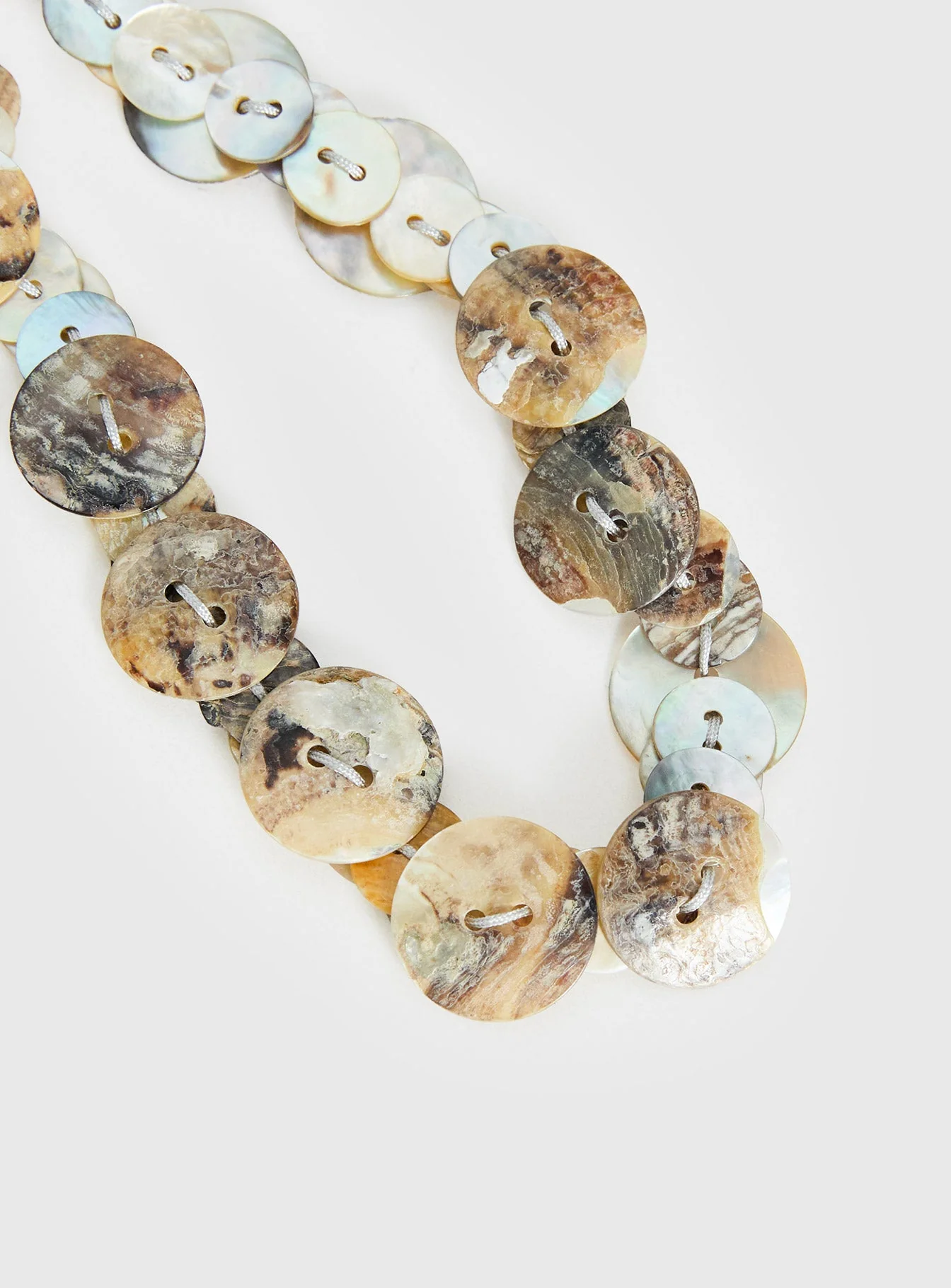 Brealle Button Necklace Multi - Image 3