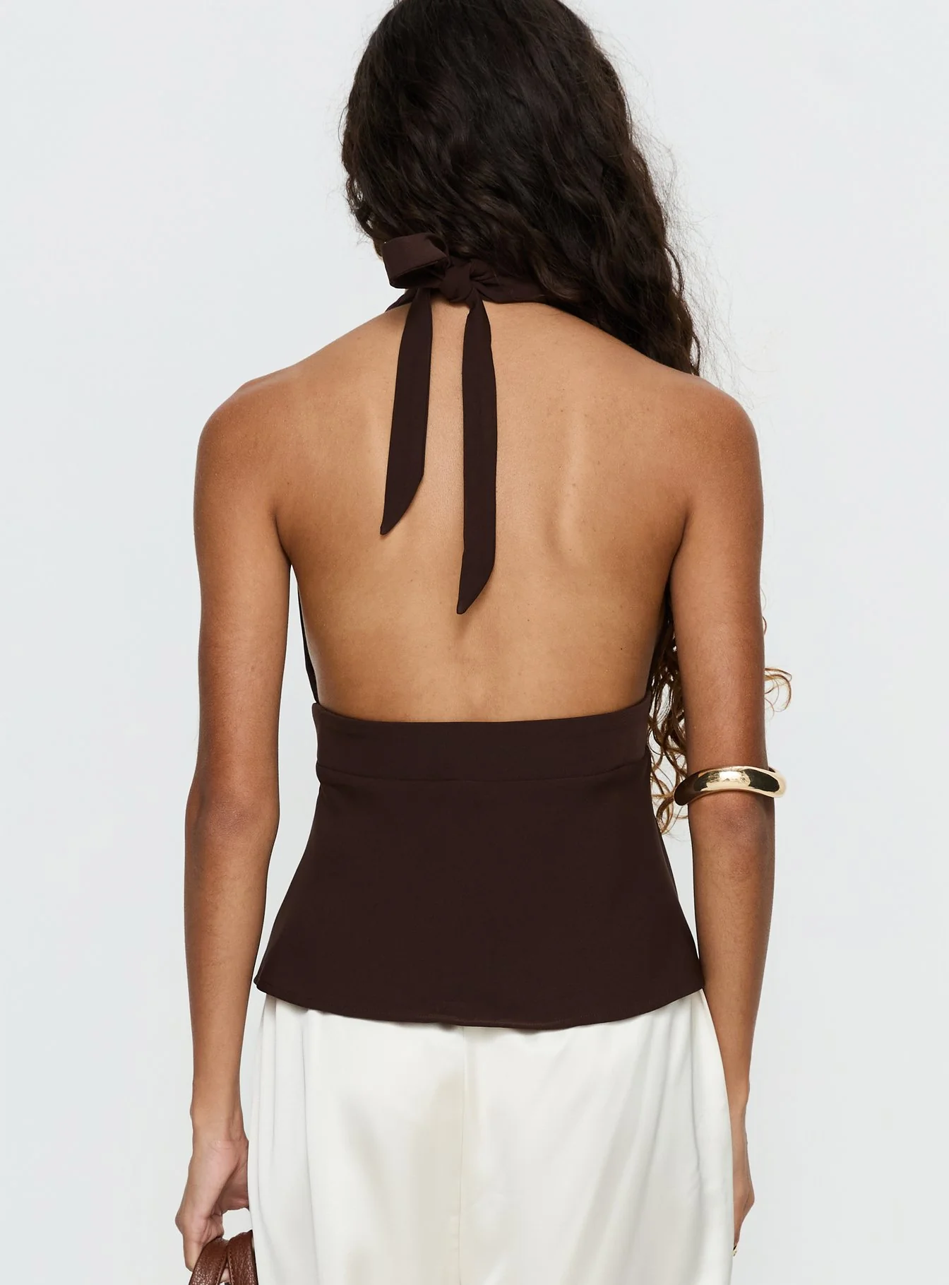 Brealle Halter Top Chocolate - Image 4