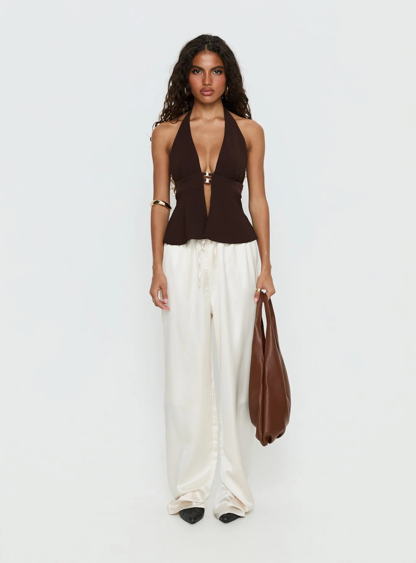 Brealle Halter Top Chocolate - Image 6