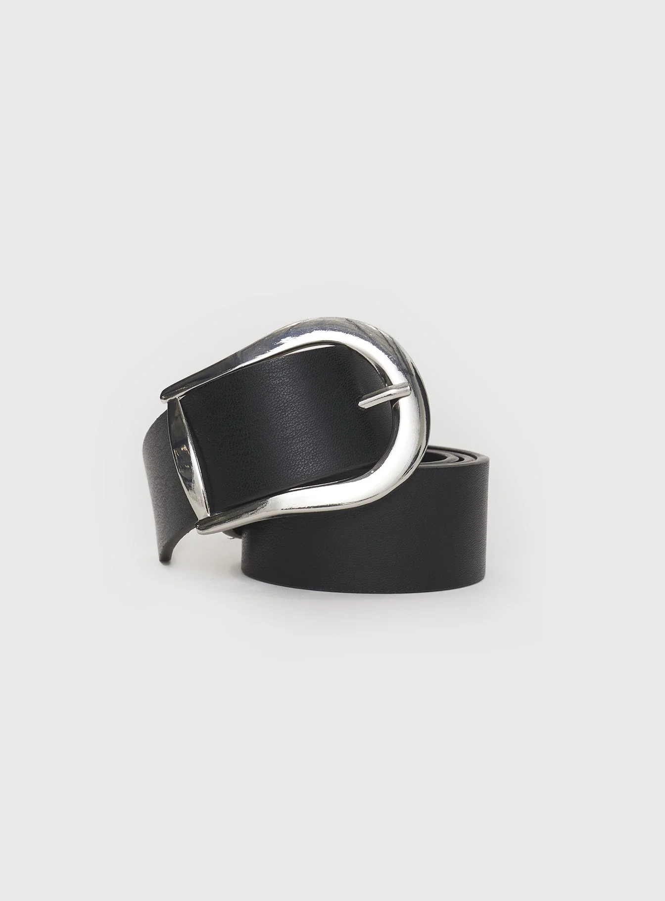 Breslin Belt Black / Silver - Image 2