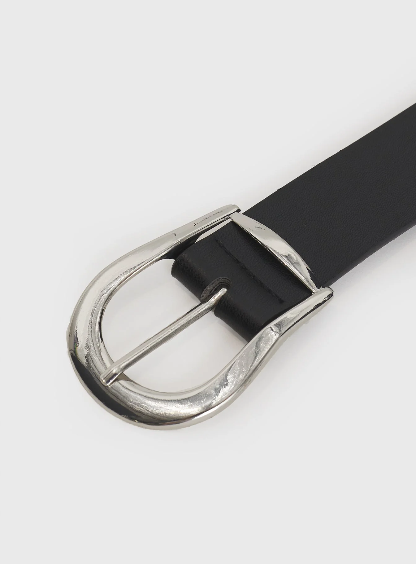 Breslin Belt Black / Silver - Image 3
