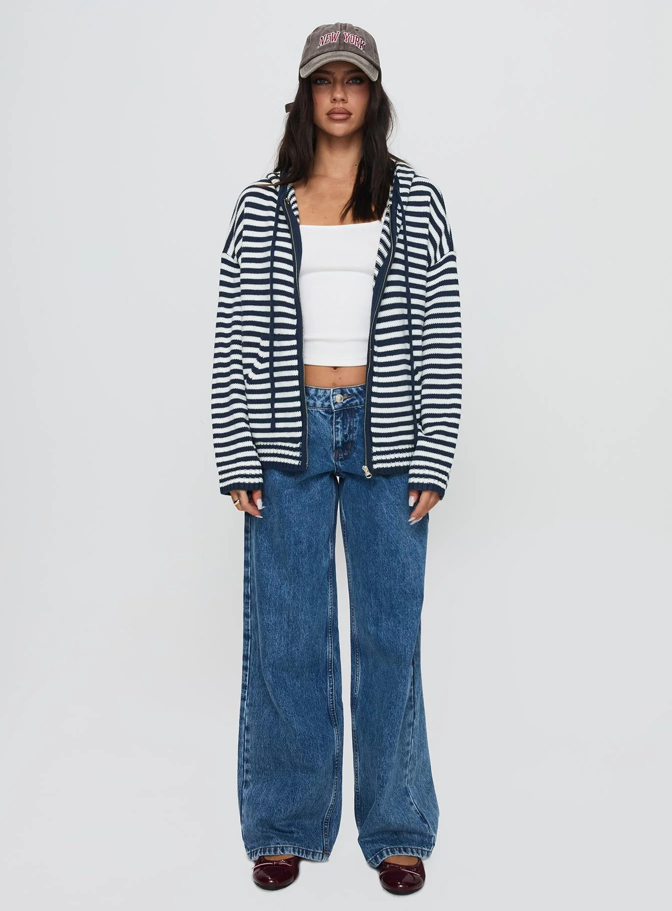 Brienna Zip Jacket Navy - Image 7