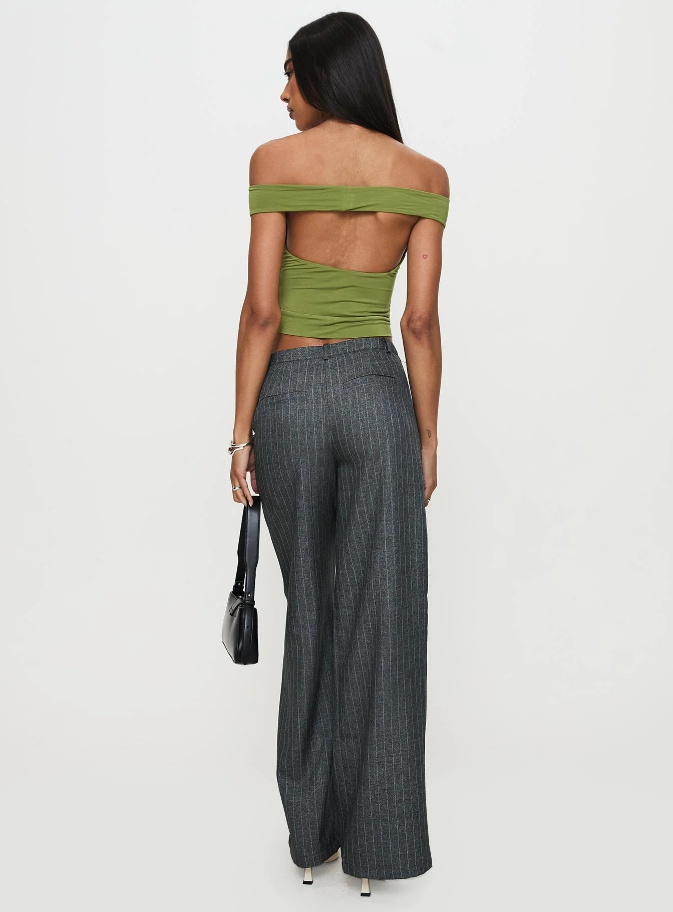 Broadcast Pants Grey Pinstripe - Image 5