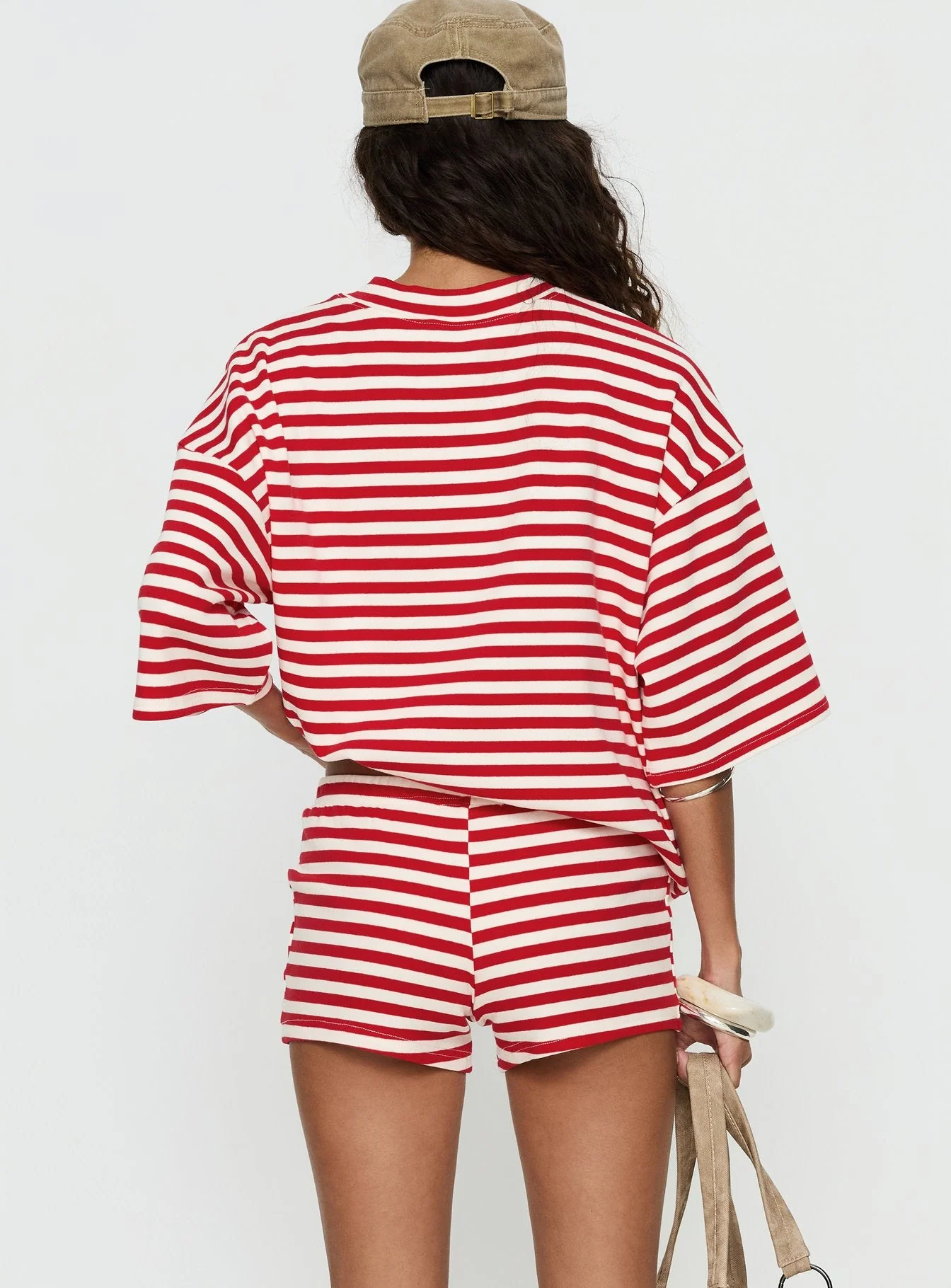 Bryanne Shorts Red Stripe - Image 5