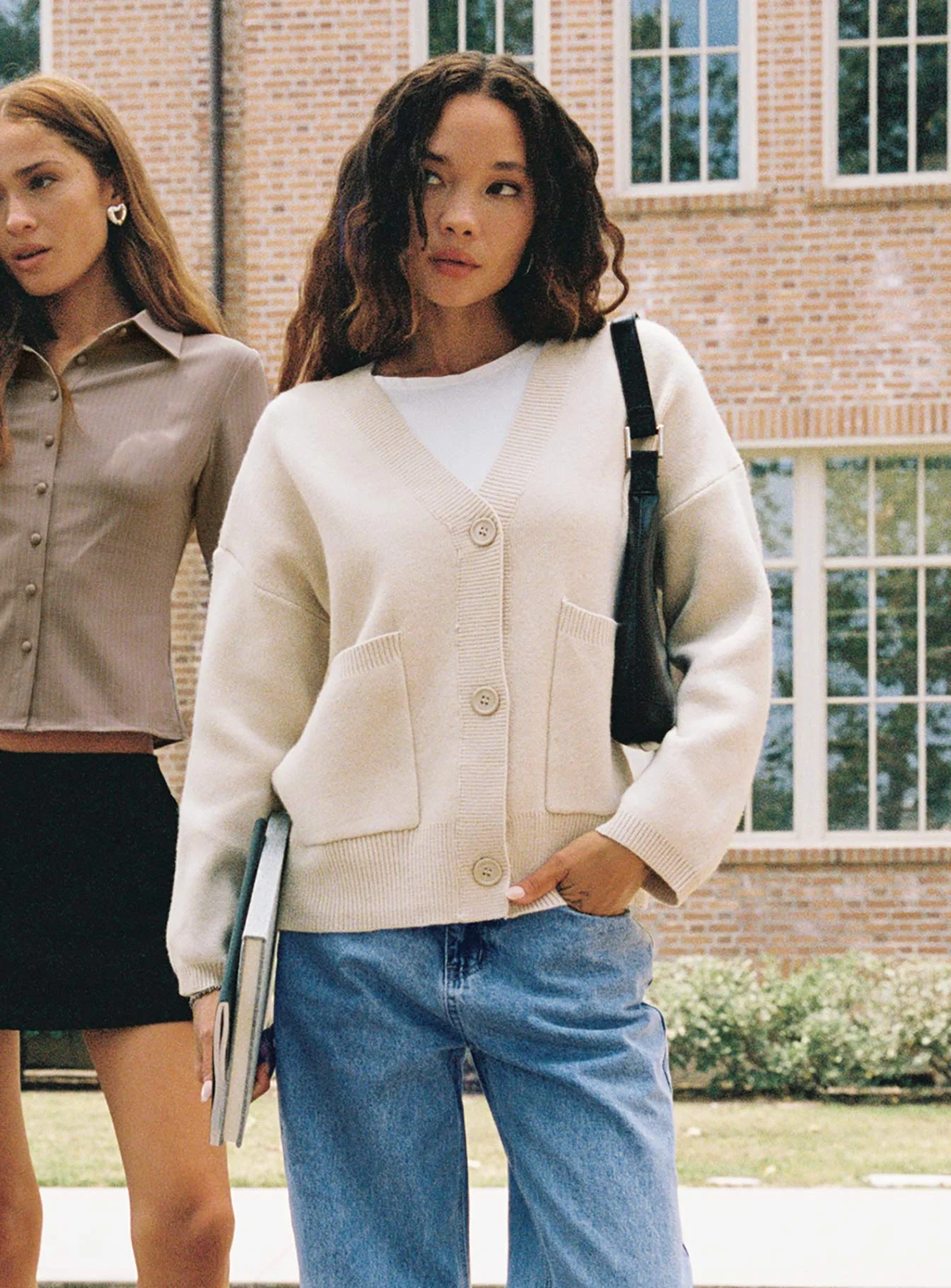 Burke Cardigan Cream - Image 5