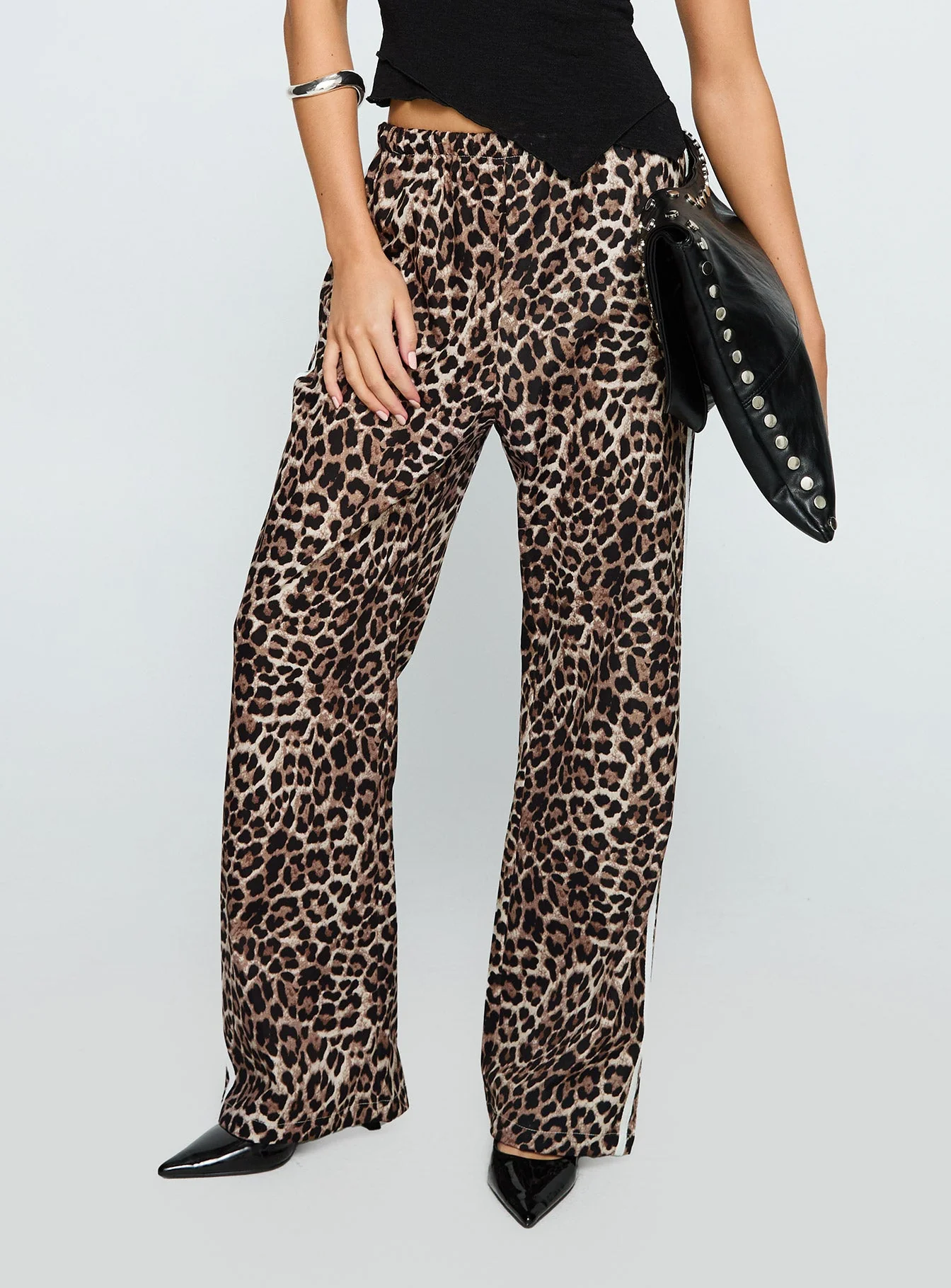 Buzzer Track Pants Leopard - Image 2