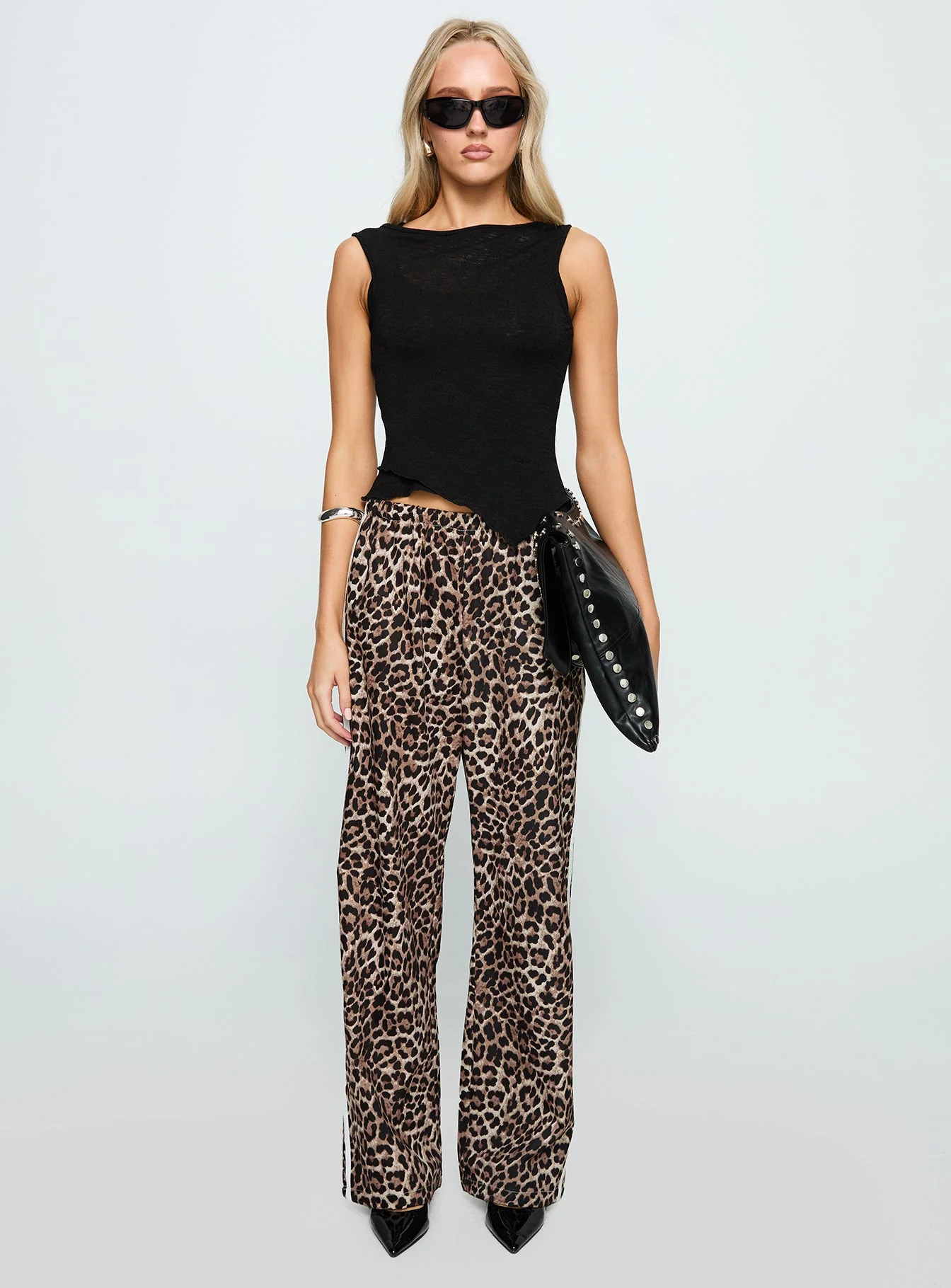 Buzzer Track Pants Leopard - Image 7