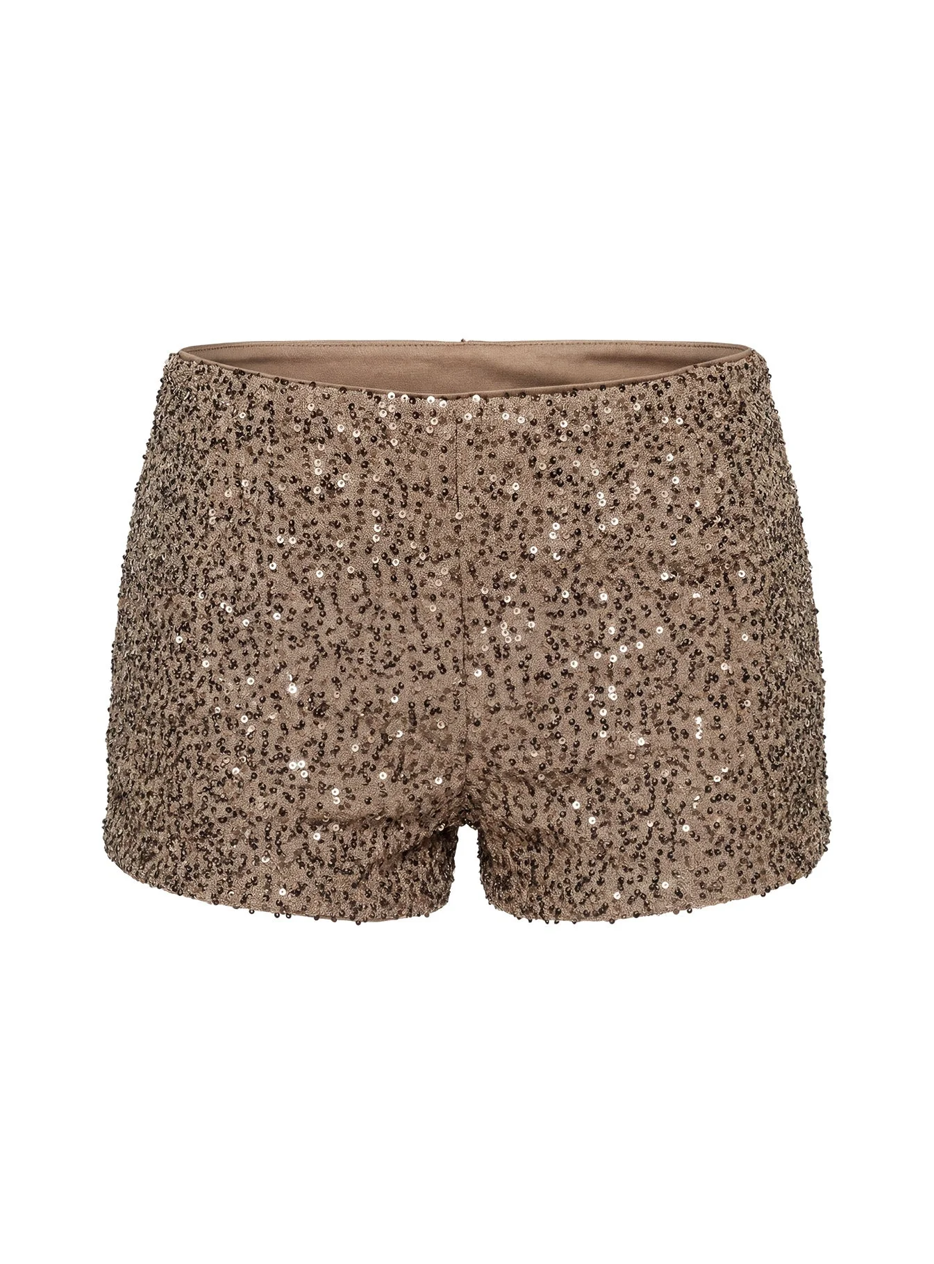 Caius Sequin Shorts Brown - Image 10