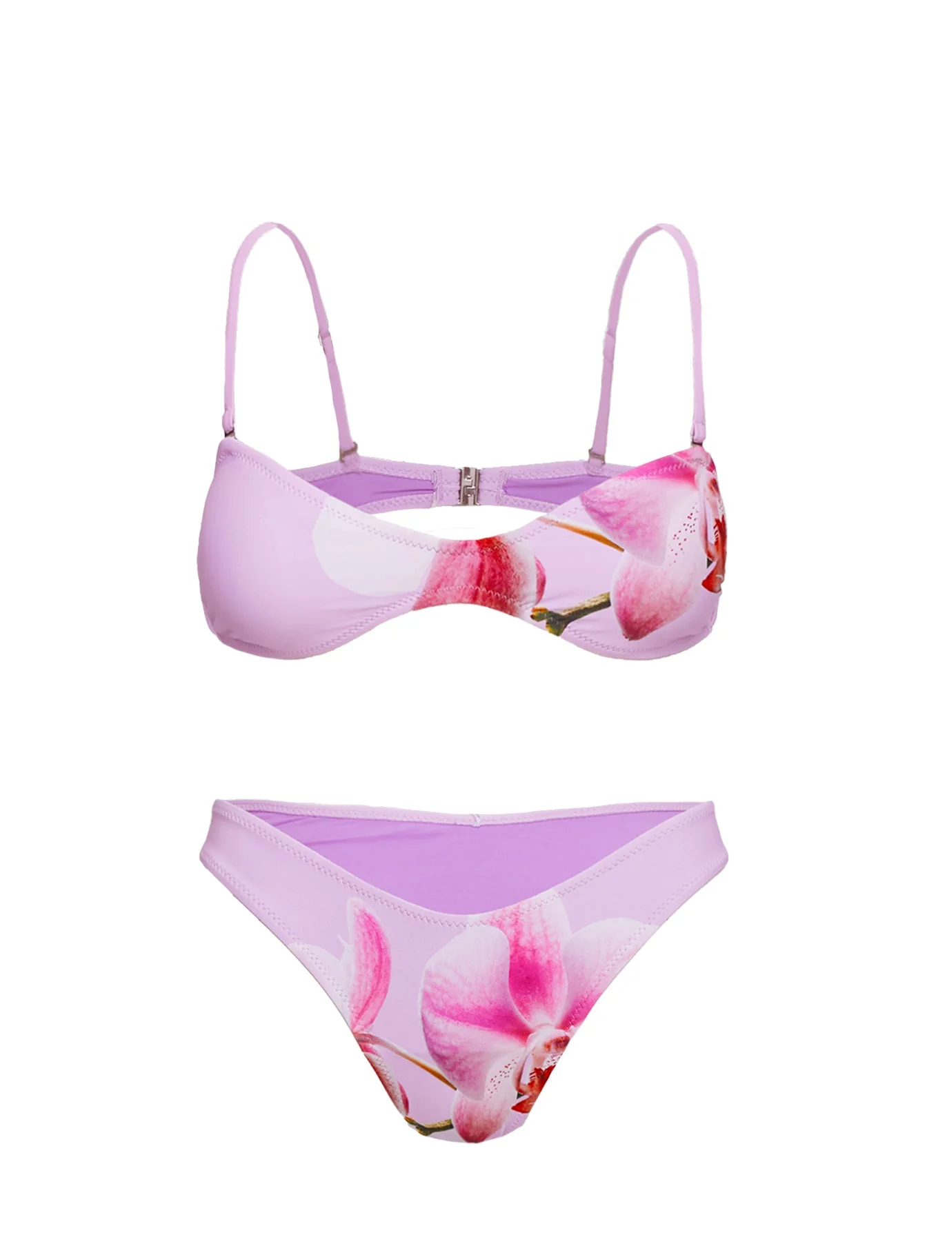 Calbira Cheeky Bikini Bottoms Pink Orchid - Image 6