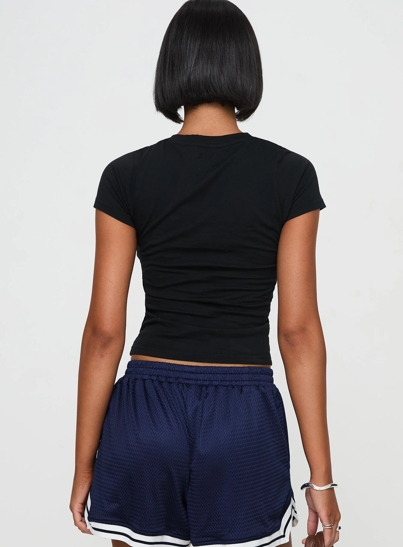 California Motel Tee Washed Charcoal - Image 5