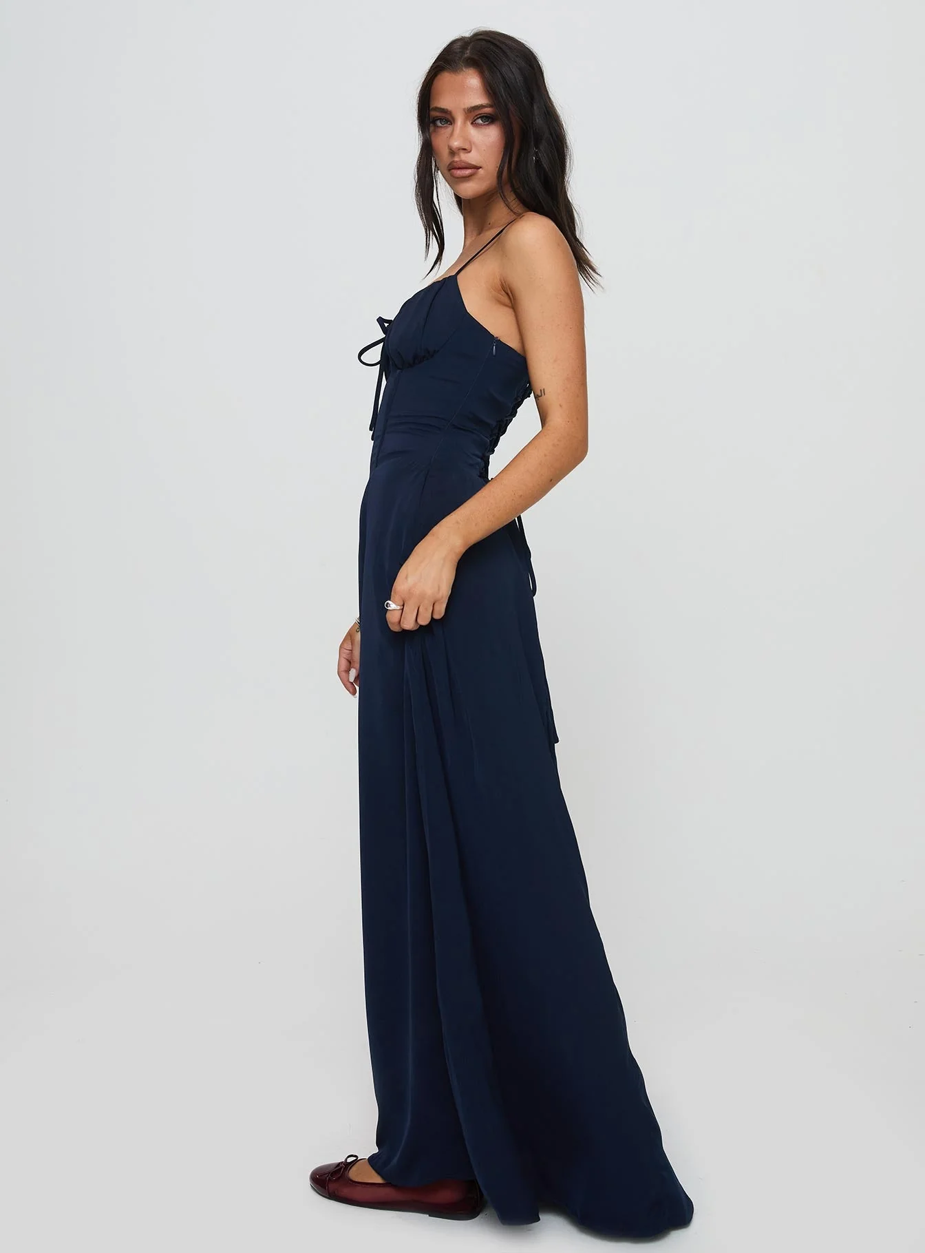 Members Only Maxi Dress Navy - Image 4