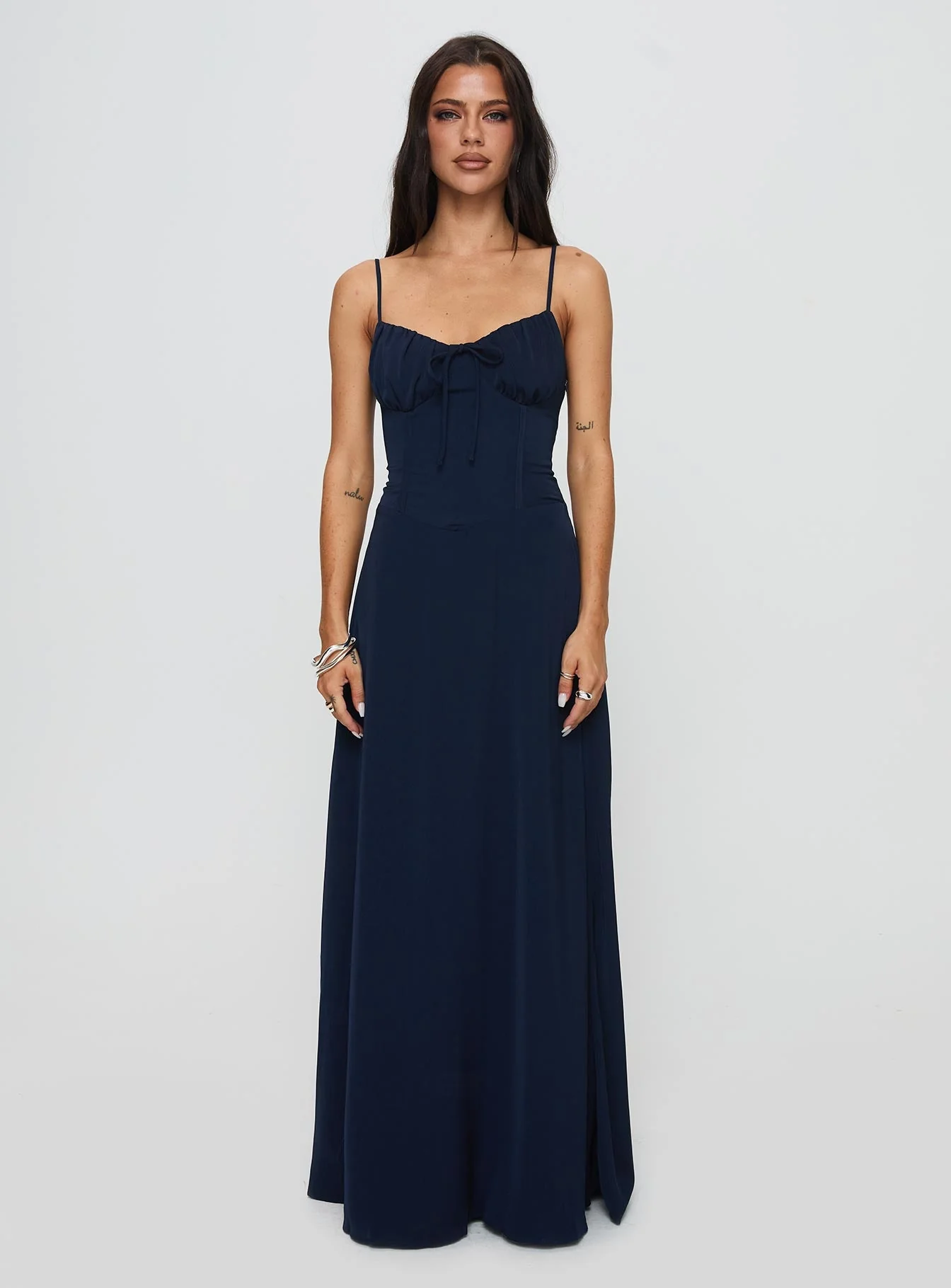 Members Only Maxi Dress Navy - Image 7