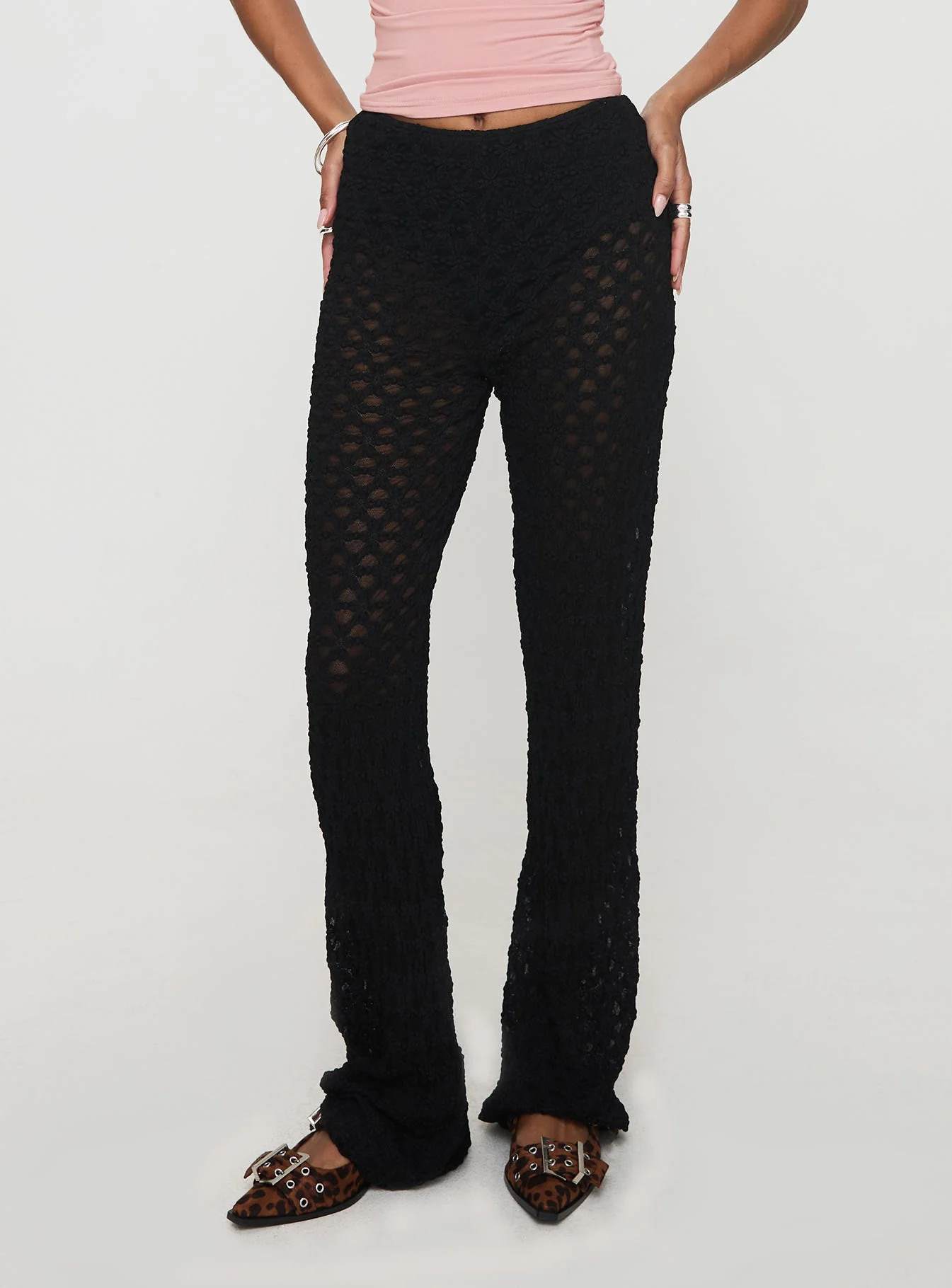 Call It What You Want Mesh Pants Black - Image 2