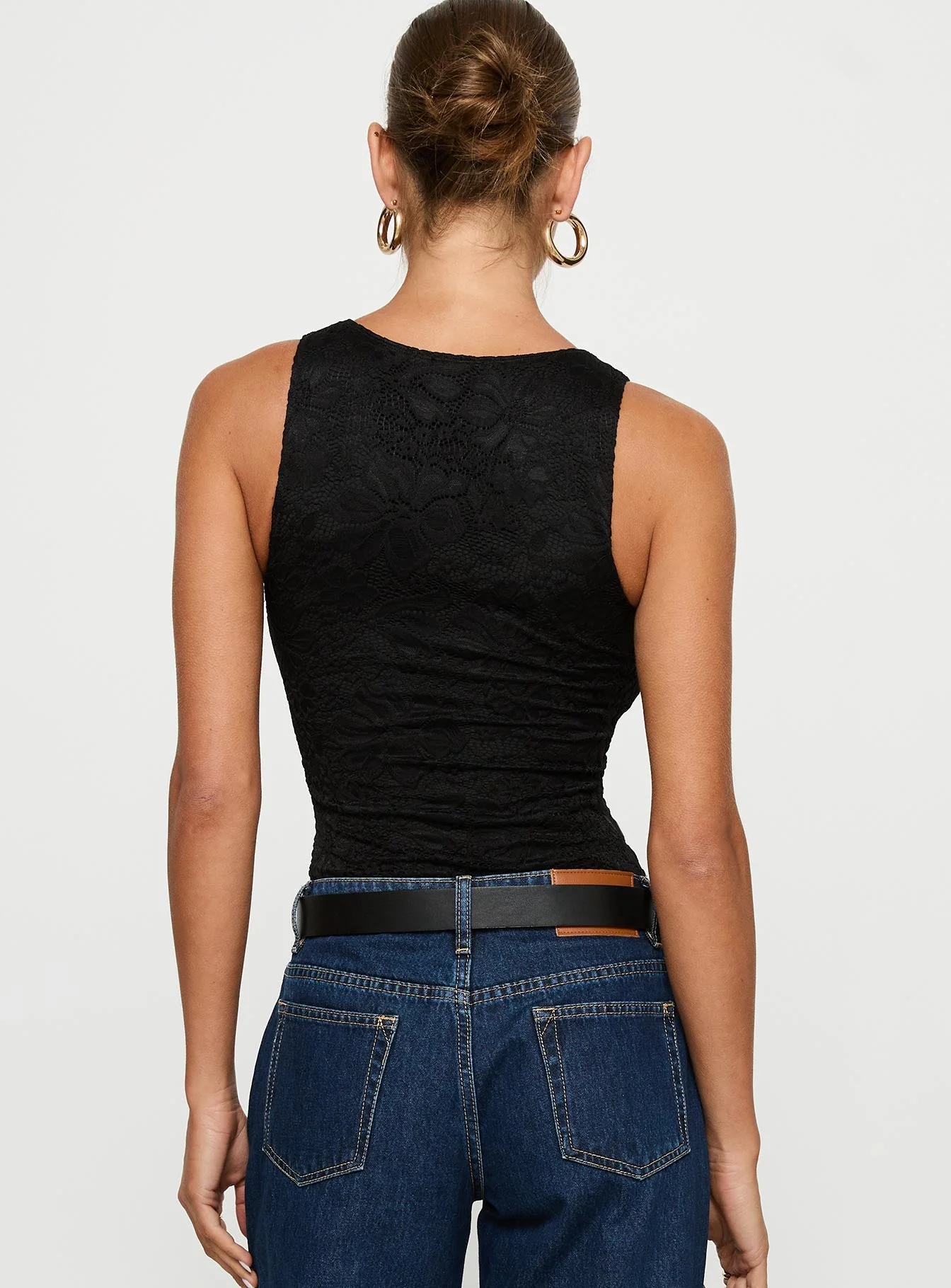 Callahan Lace Bodysuit Black - Image 4