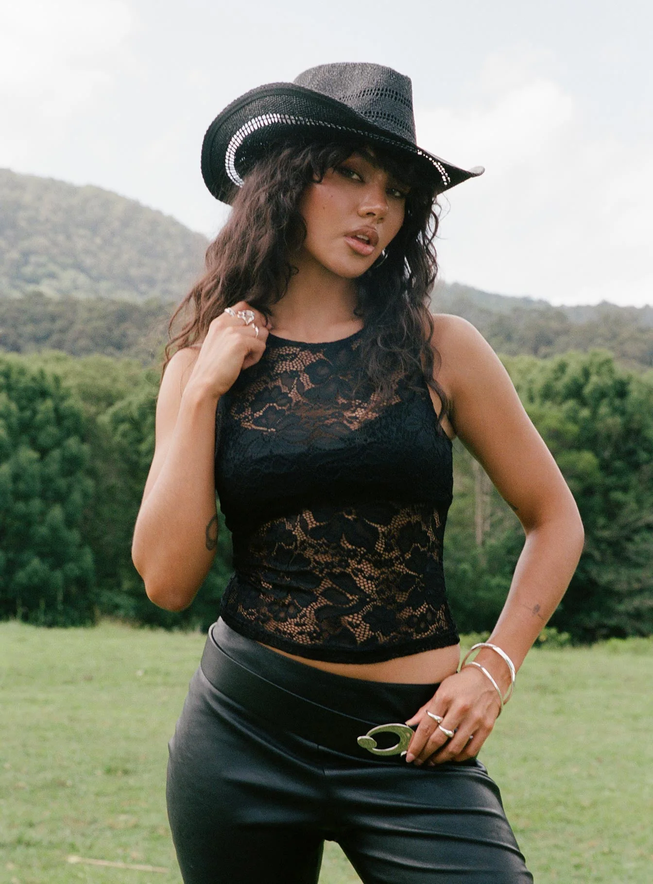 Callahan Lace Top Black - Image 10