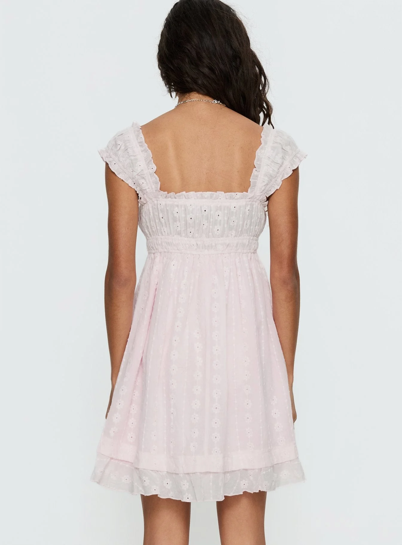 Carlita Mini Dress Light Pink - Image 5