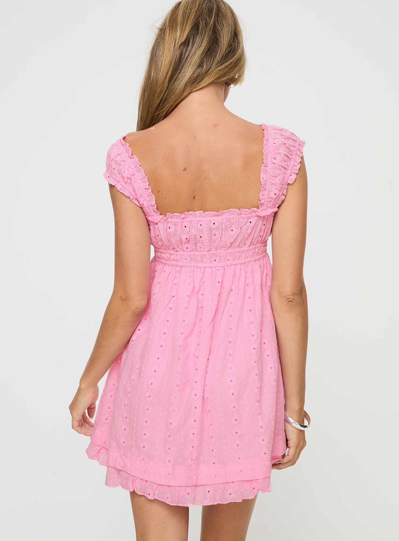 Carlita Mini Dress Pink - Image 5