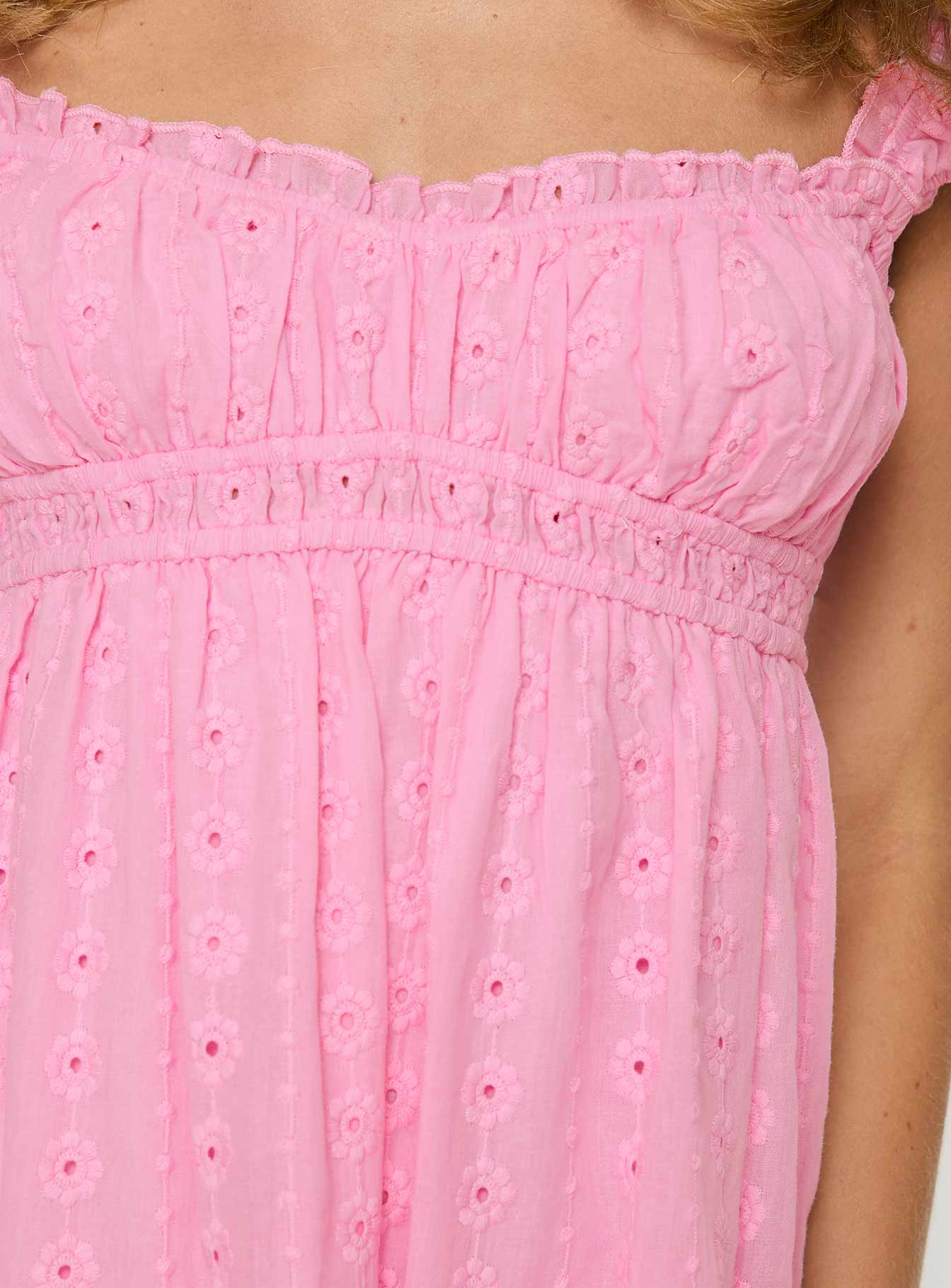 Carlita Mini Dress Pink - Image 6