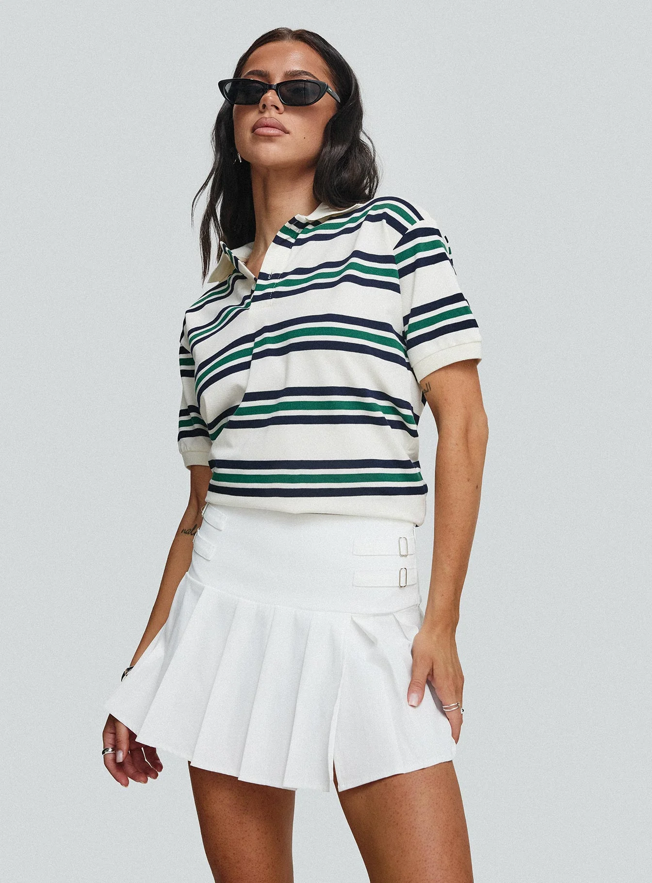 Cartwright Mini Skirt White - Image 8