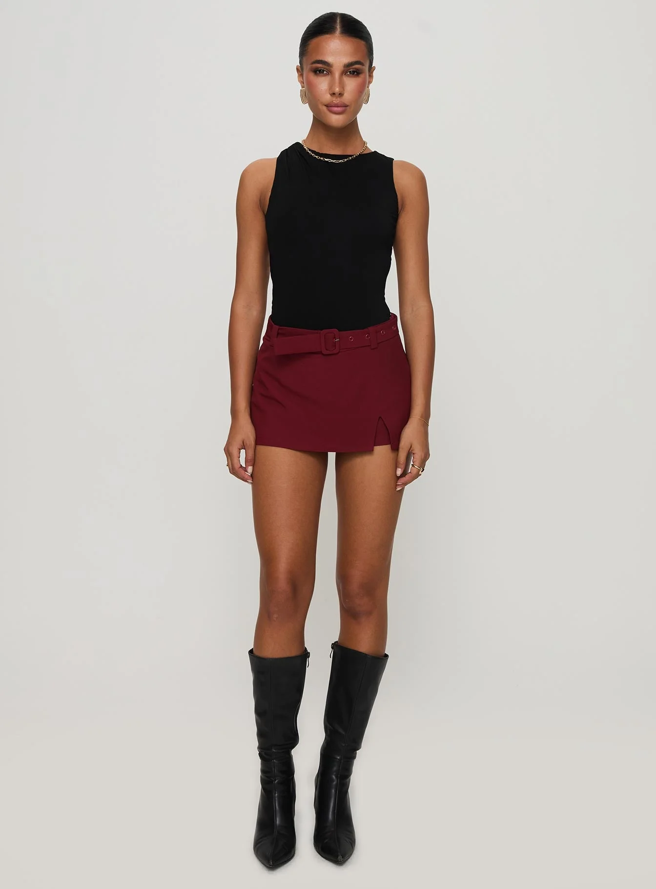 Centre Stage Cut Out Bodysuit Black - Image 6