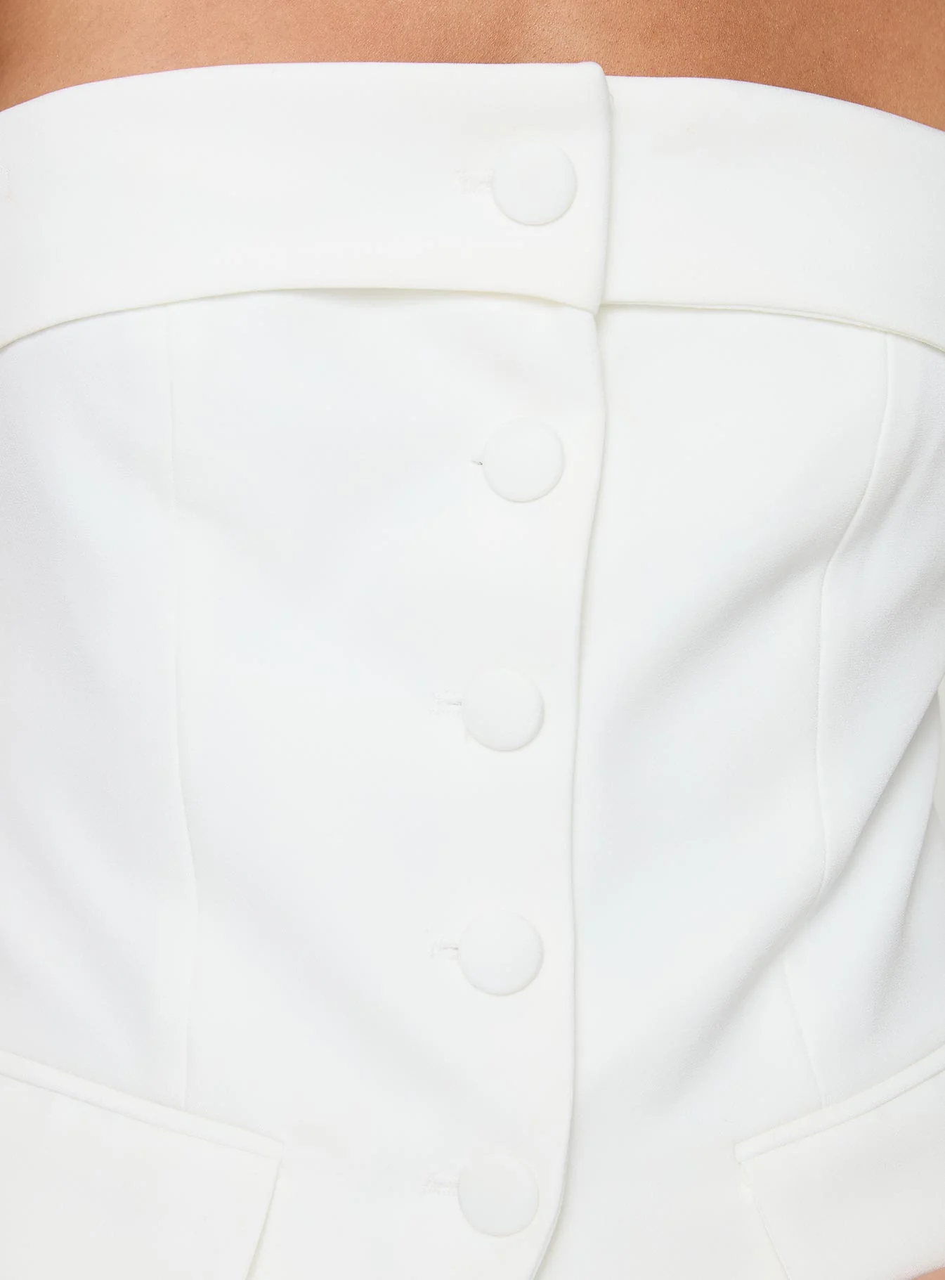 Change It Up Strapless Top White - Image 6