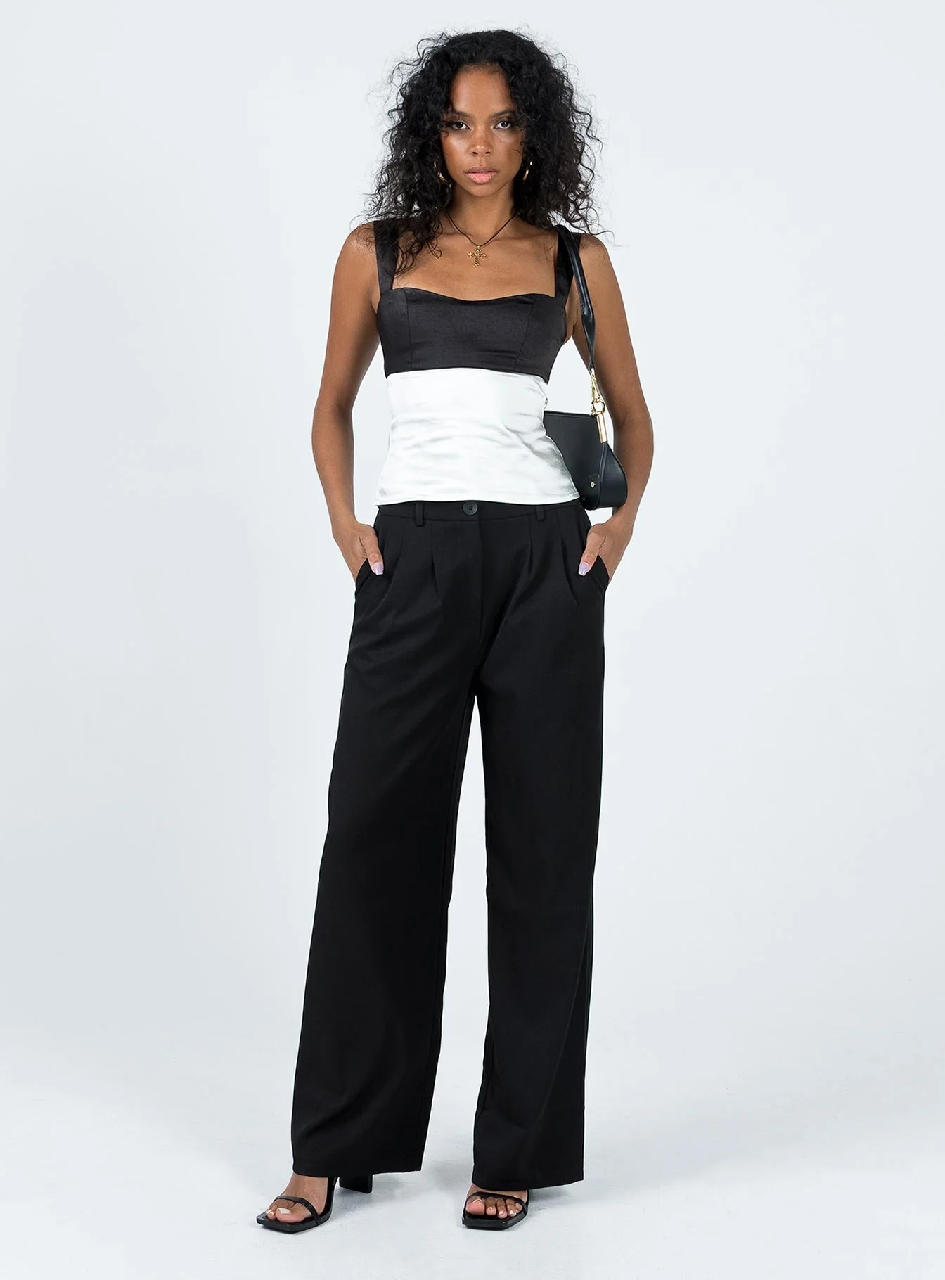 Chantell Top Black / Cream - Image 3