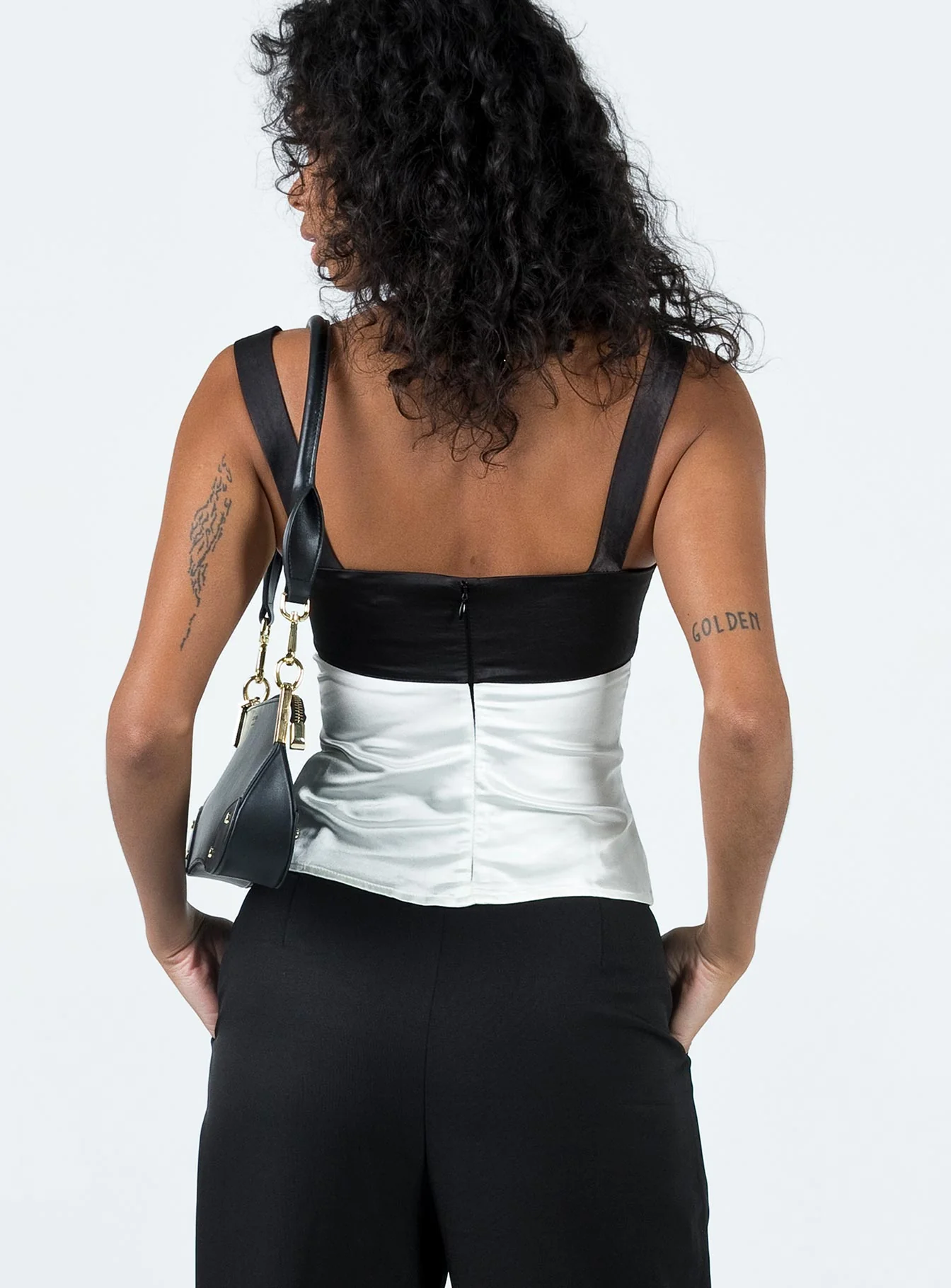 Chantell Top Black / Cream - Image 4