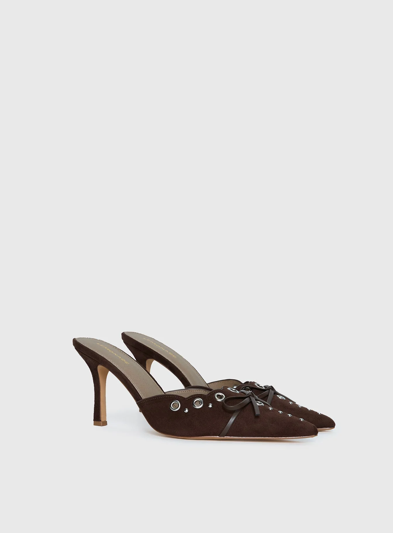 Charisma Pointed Toe Heels Brown - Image 2