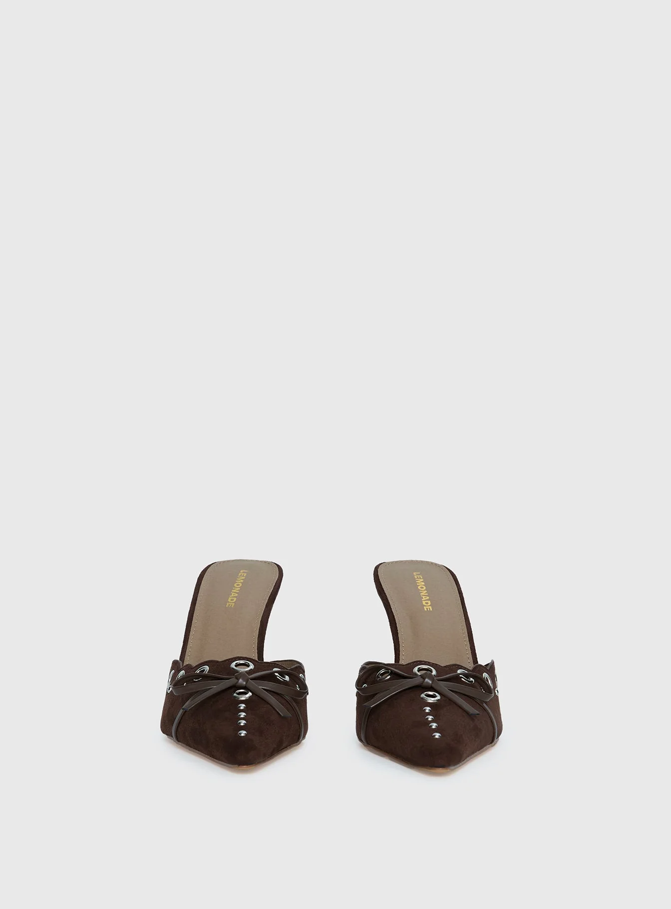 Charisma Pointed Toe Heels Brown - Image 3