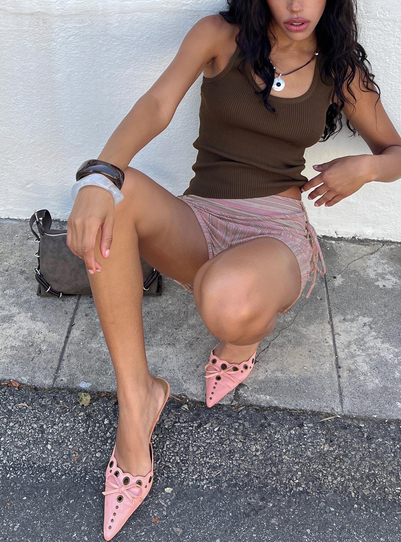 Charisma Pointed Toe Heels Dusty Pink - Image 10