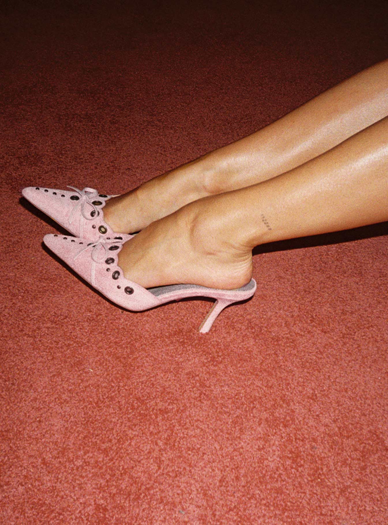 Charisma Pointed Toe Heels Dusty Pink - Image 6
