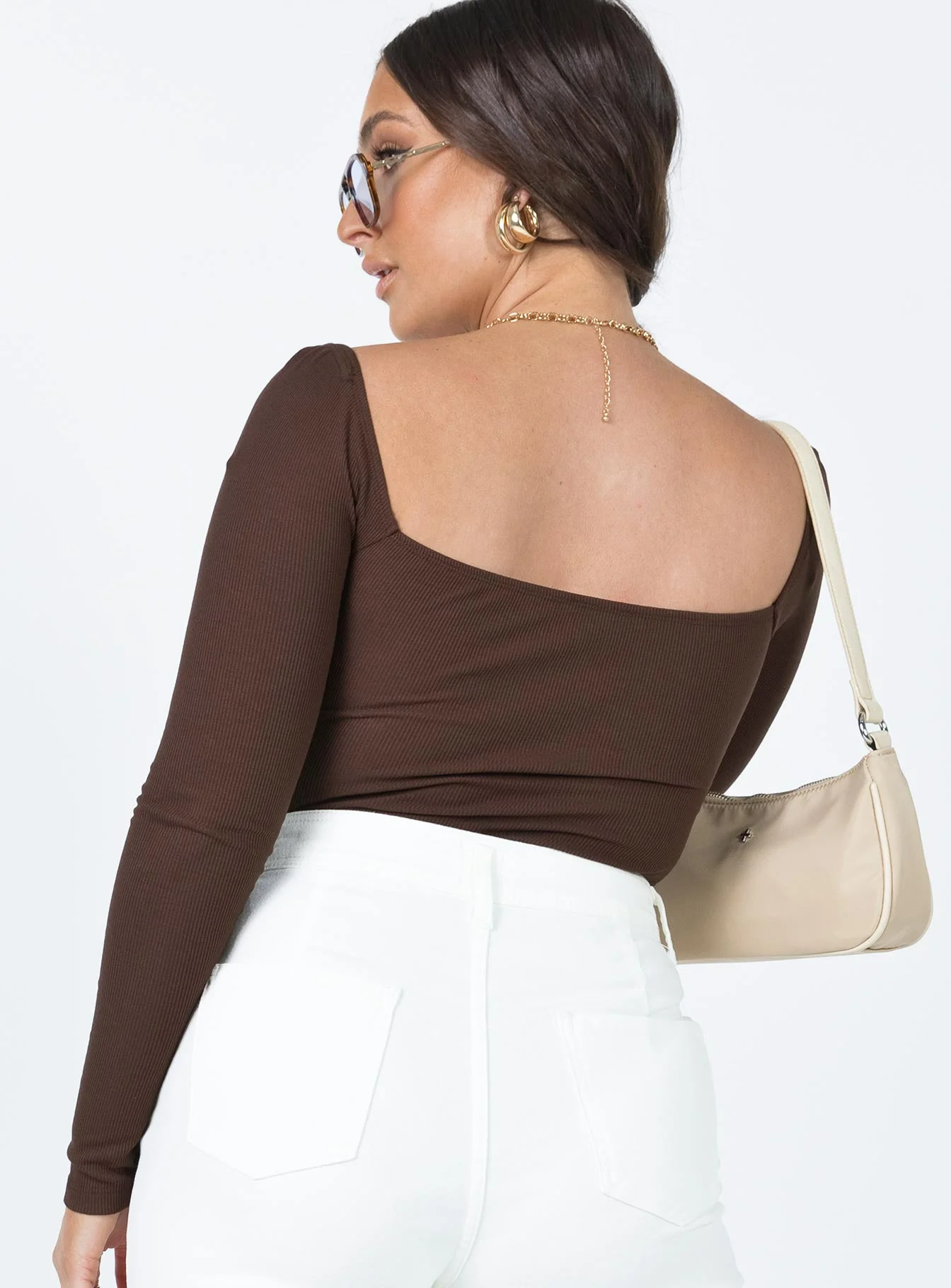 Charlotte Bodysuit Brown - Image 3