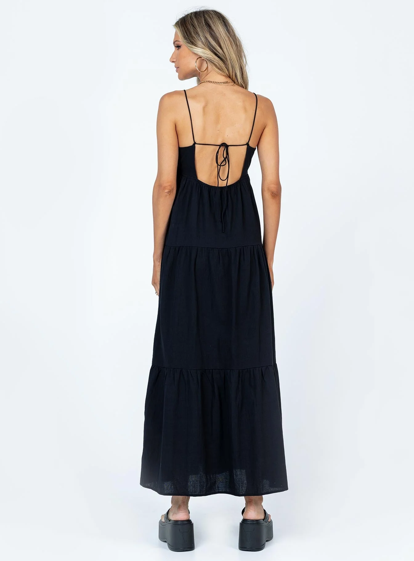 Chelsea Maxi Dress Black - Image 4