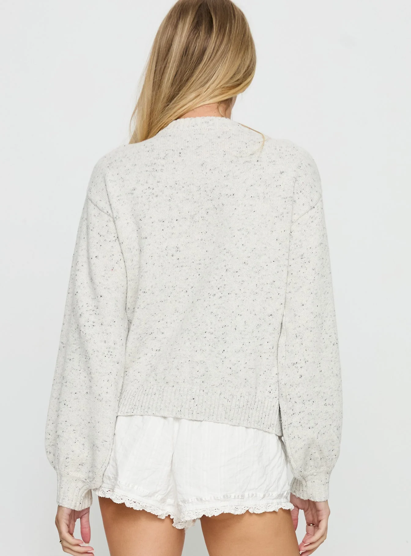 Dorah Boxy Cardigan Grey - Image 5