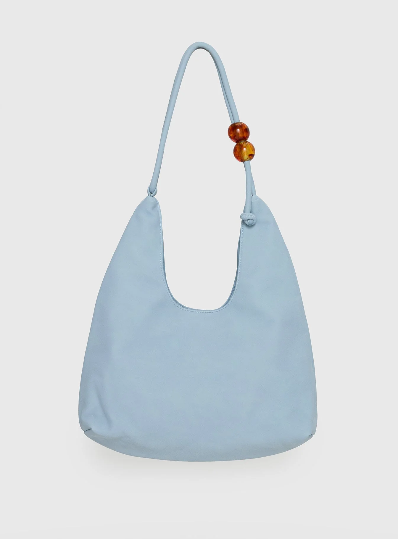 Cherie Faux Suede Shoulder Bag Blue - Image 2