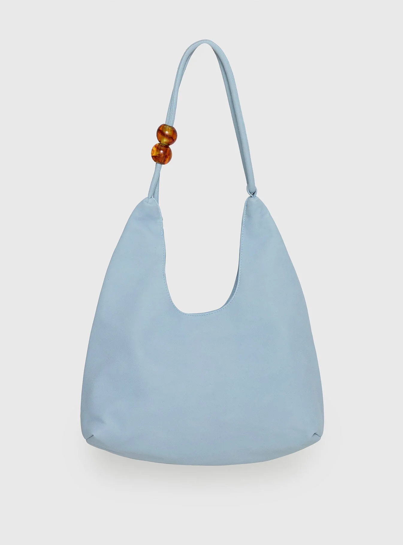 Cherie Faux Suede Shoulder Bag Blue - Image 3