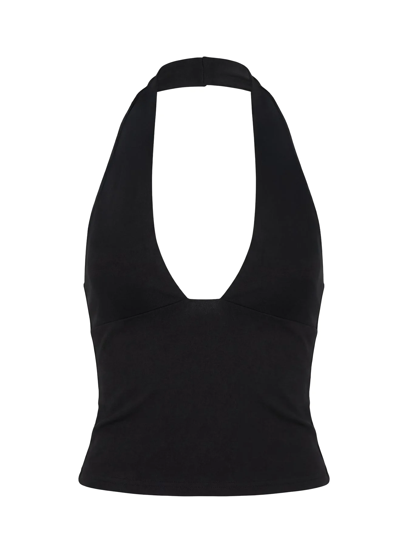 Daily Define Halter Tank Top Black - Image 8